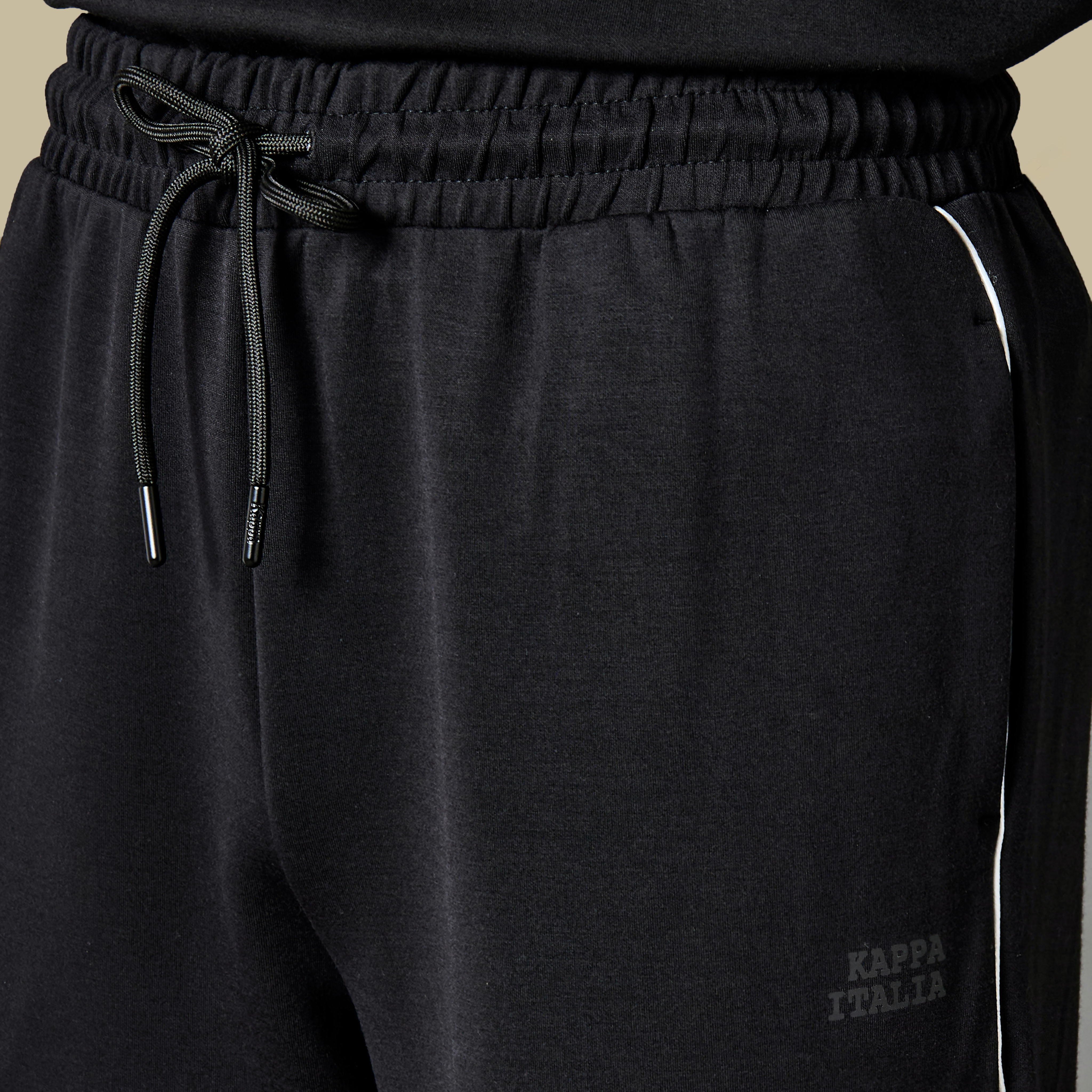 بنطلون رياضي مطاطي بقصة عادية للرجال من كابا-men-clothing-sportswearandactivewear-bottoms-joggers-image-3