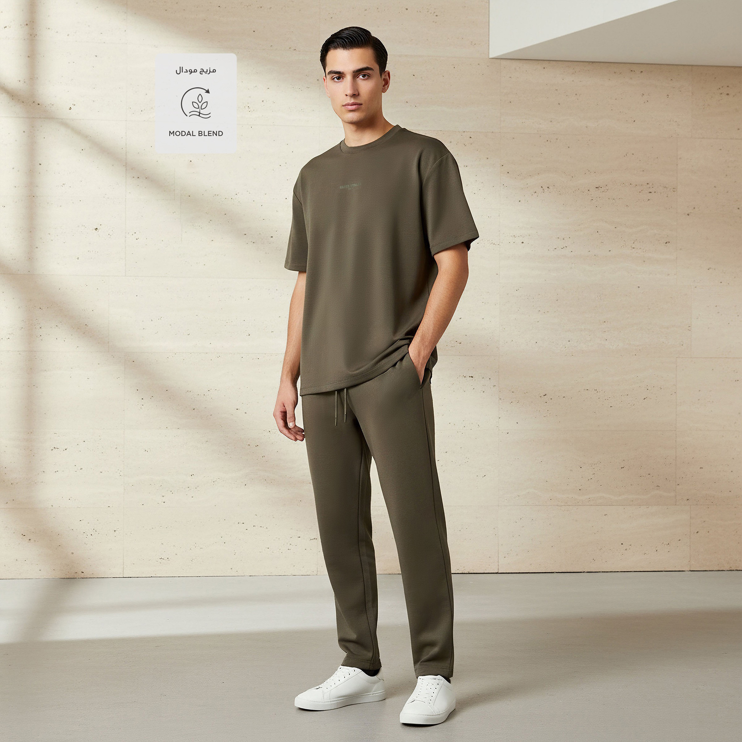تيشيرت بطبعات شعار للرجال من كابا-men-clothing-sportswearandactivewear-tshirtsandpolos-image-3