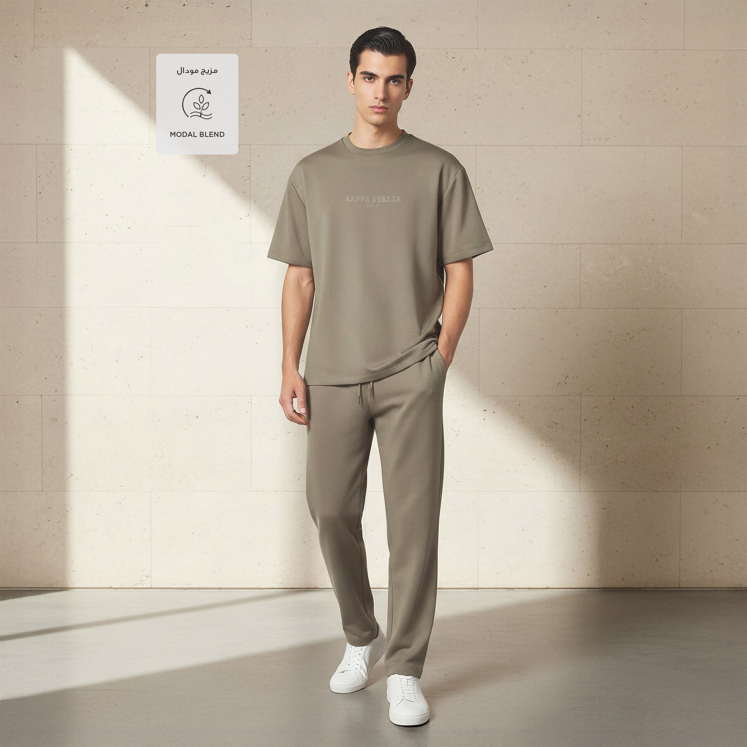 تيشيرت بطبعات شعار للرجال من كابا-men-clothing-sportswearandactivewear-tshirtsandpolos-image-4