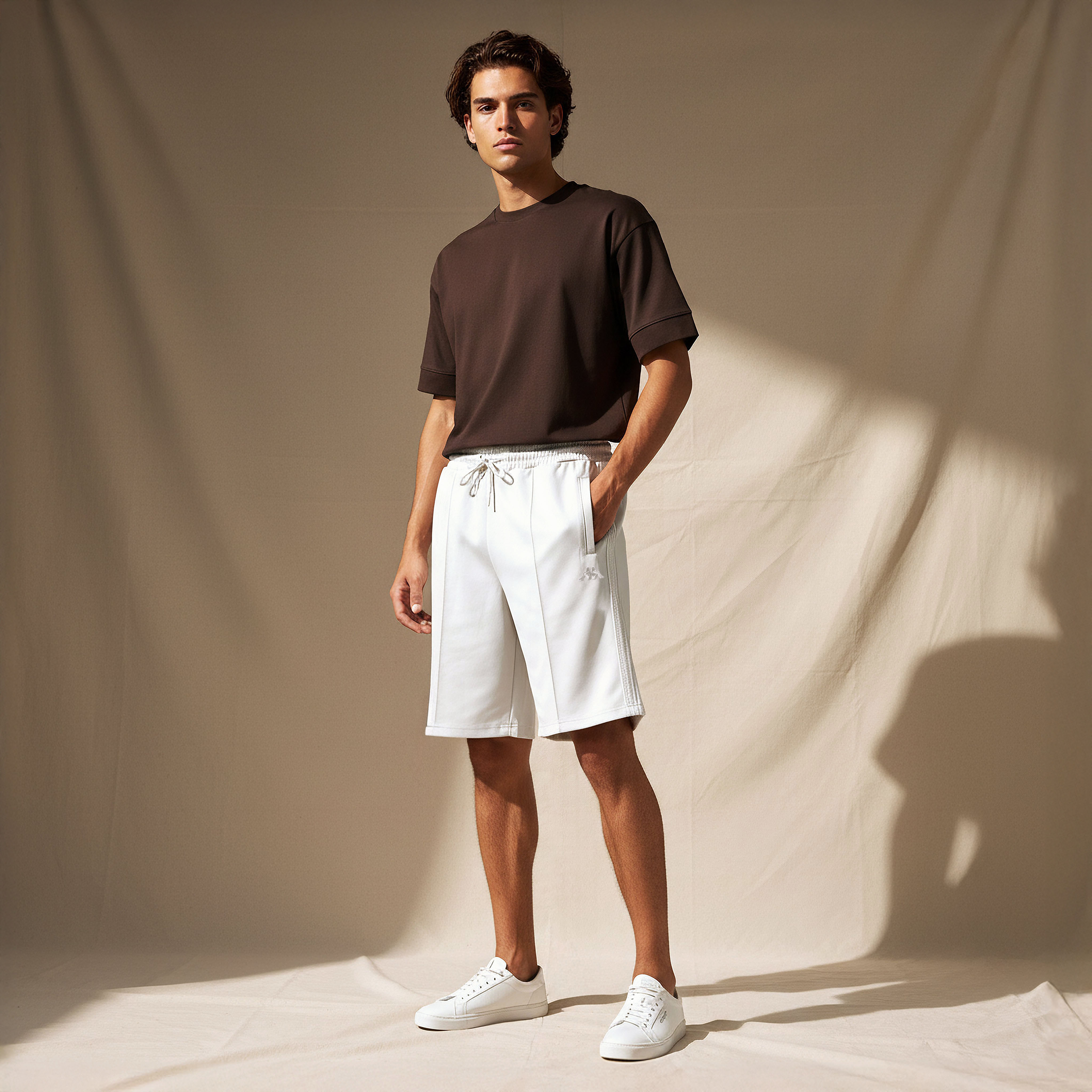 Kappa Men Drawstring Waist Shorts-men-clothing-bottoms-shorts-image-3