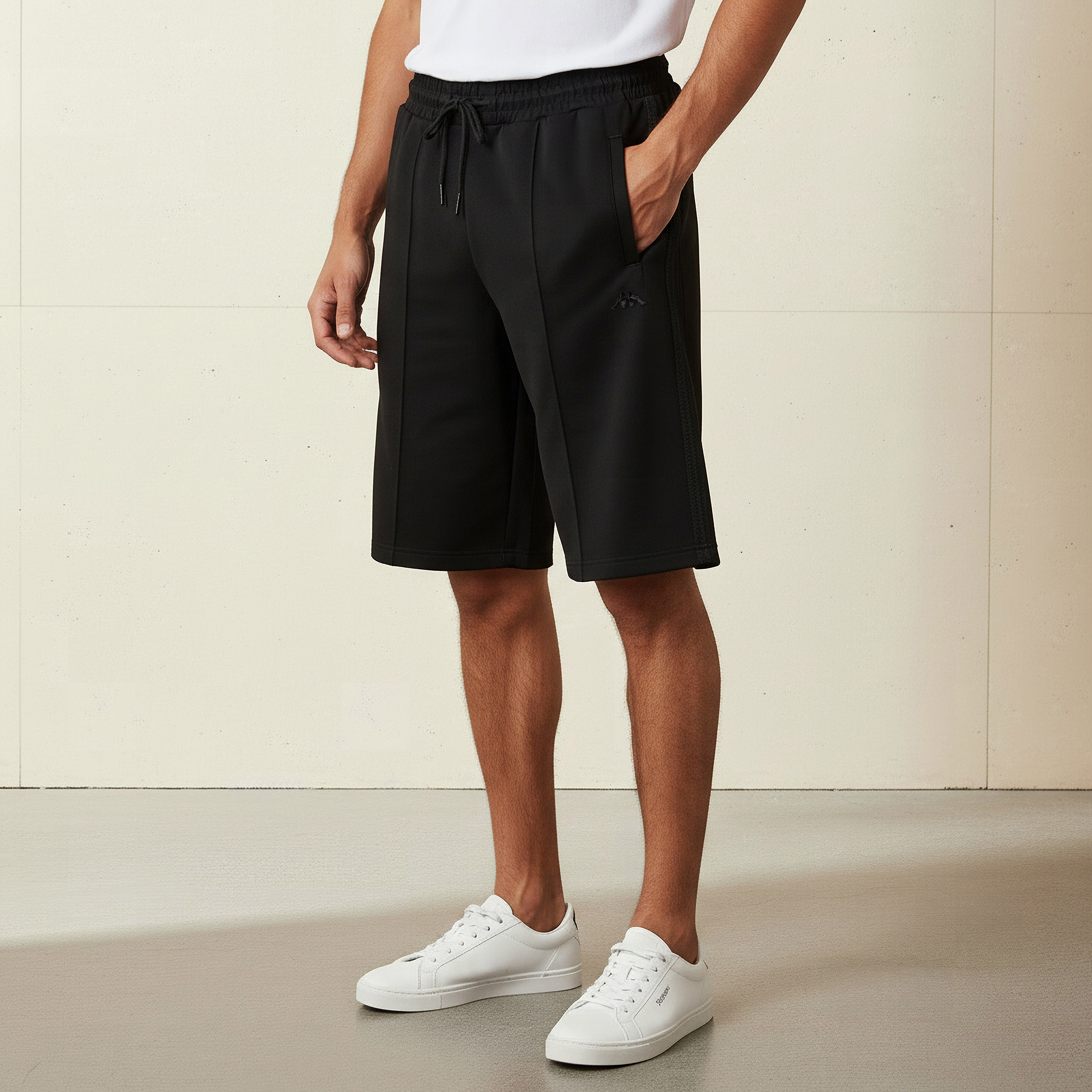 Kappa Men Drawstring Waist Shorts-men-clothing-bottoms-shorts-image-1