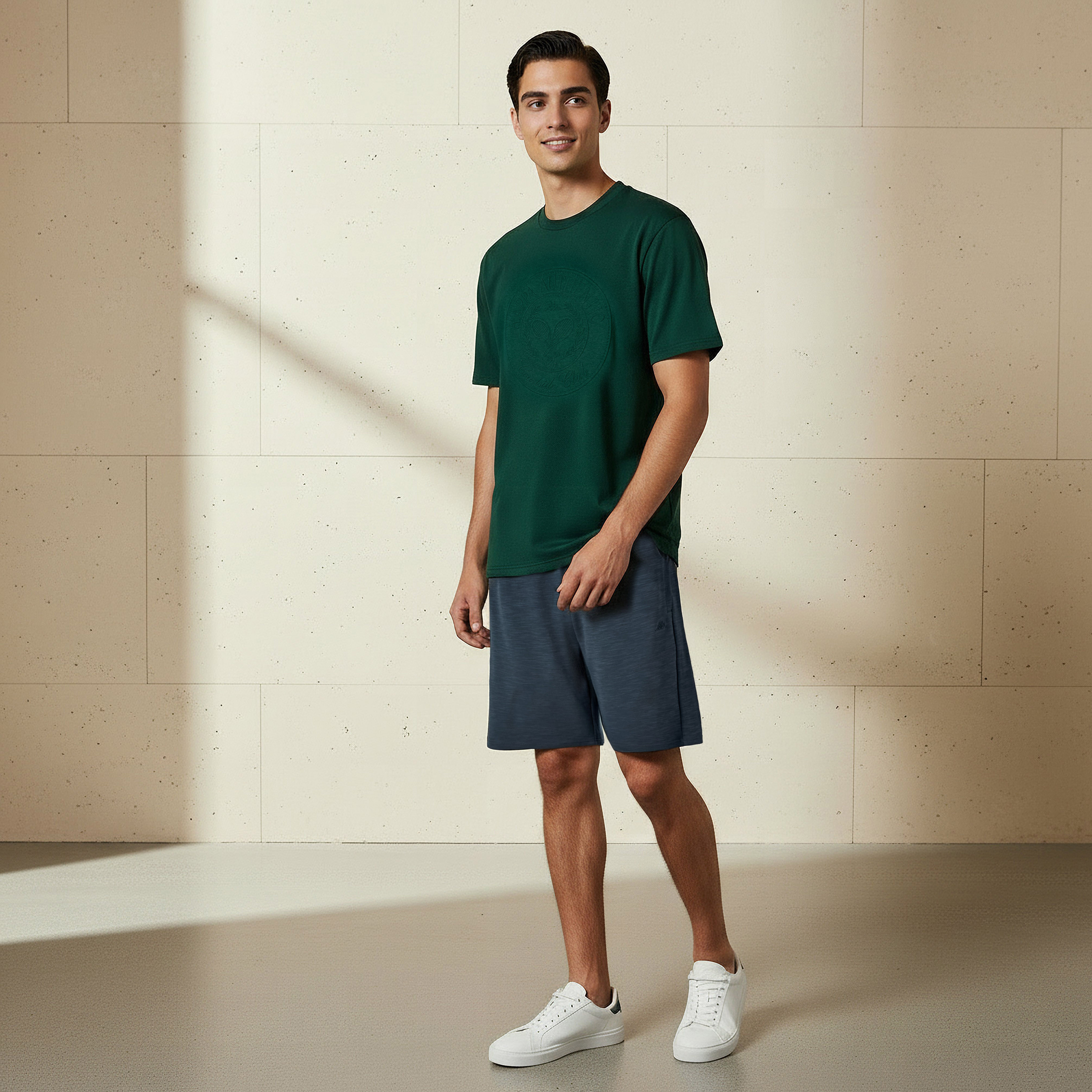 Kappa Men Embossed T-shirt-men-clothing-sportswearandactivewear-tshirtsandpolos-image-2