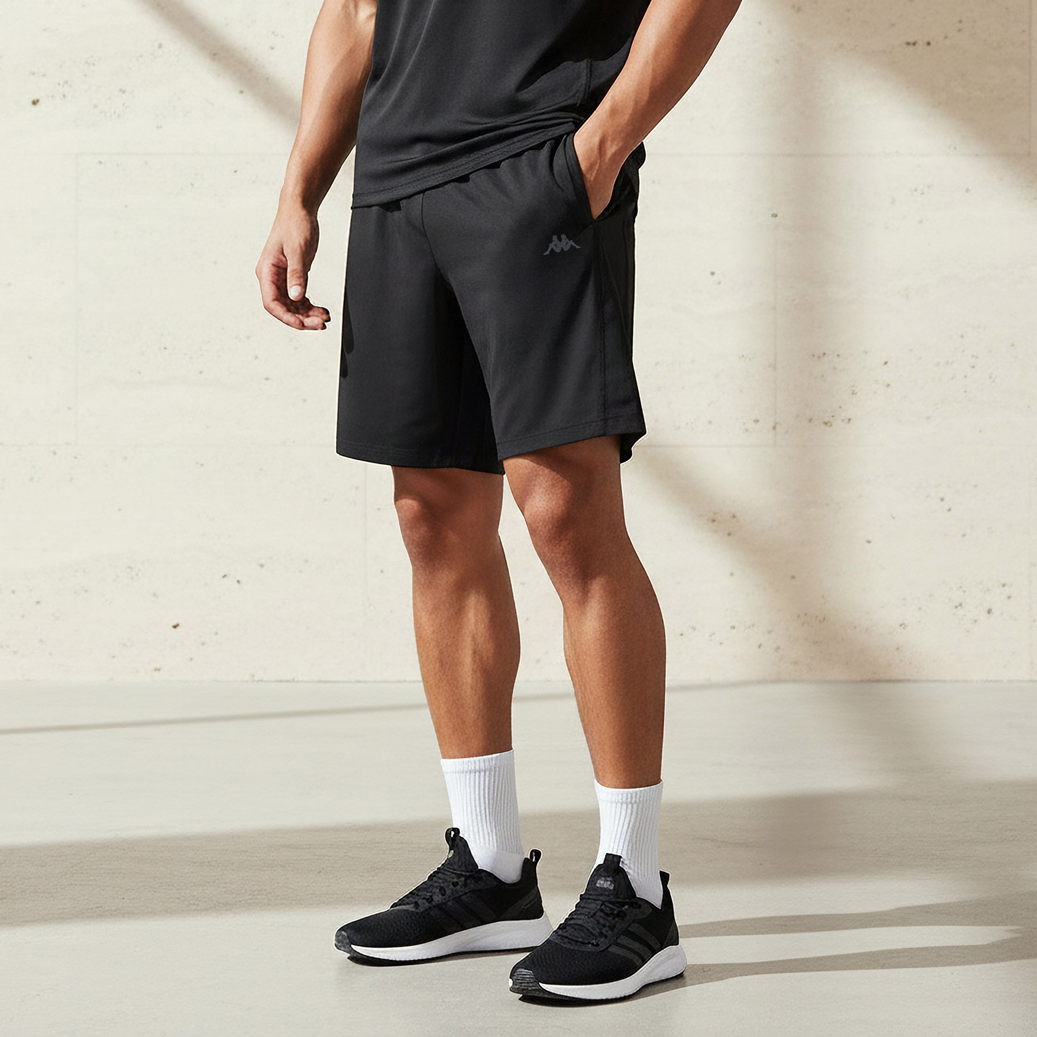 شورت مزدوج بطبعات شعار-men-clothing-bottoms-shorts-image-4