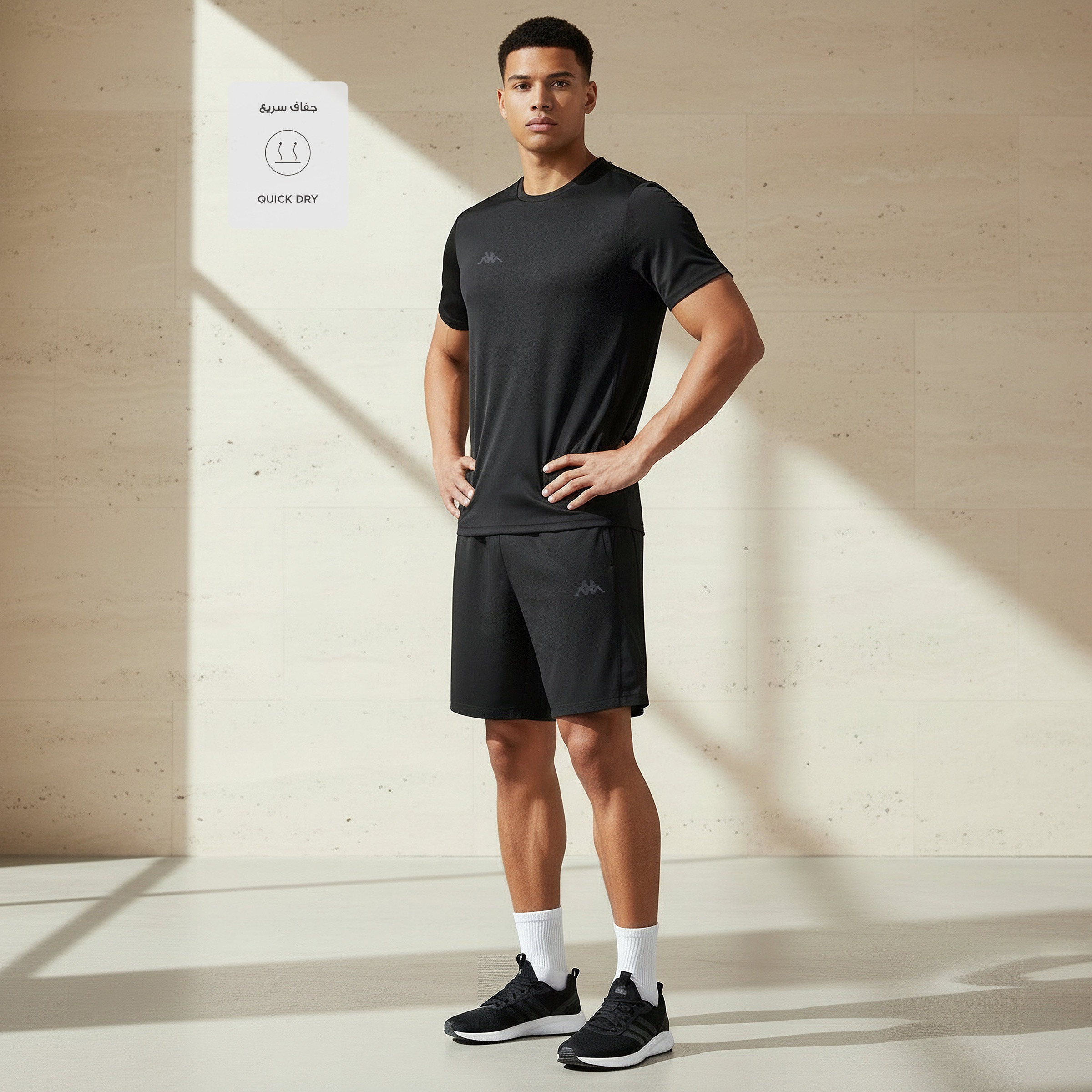 شورت مزدوج بطبعات شعار-men-clothing-bottoms-shorts-image-3
