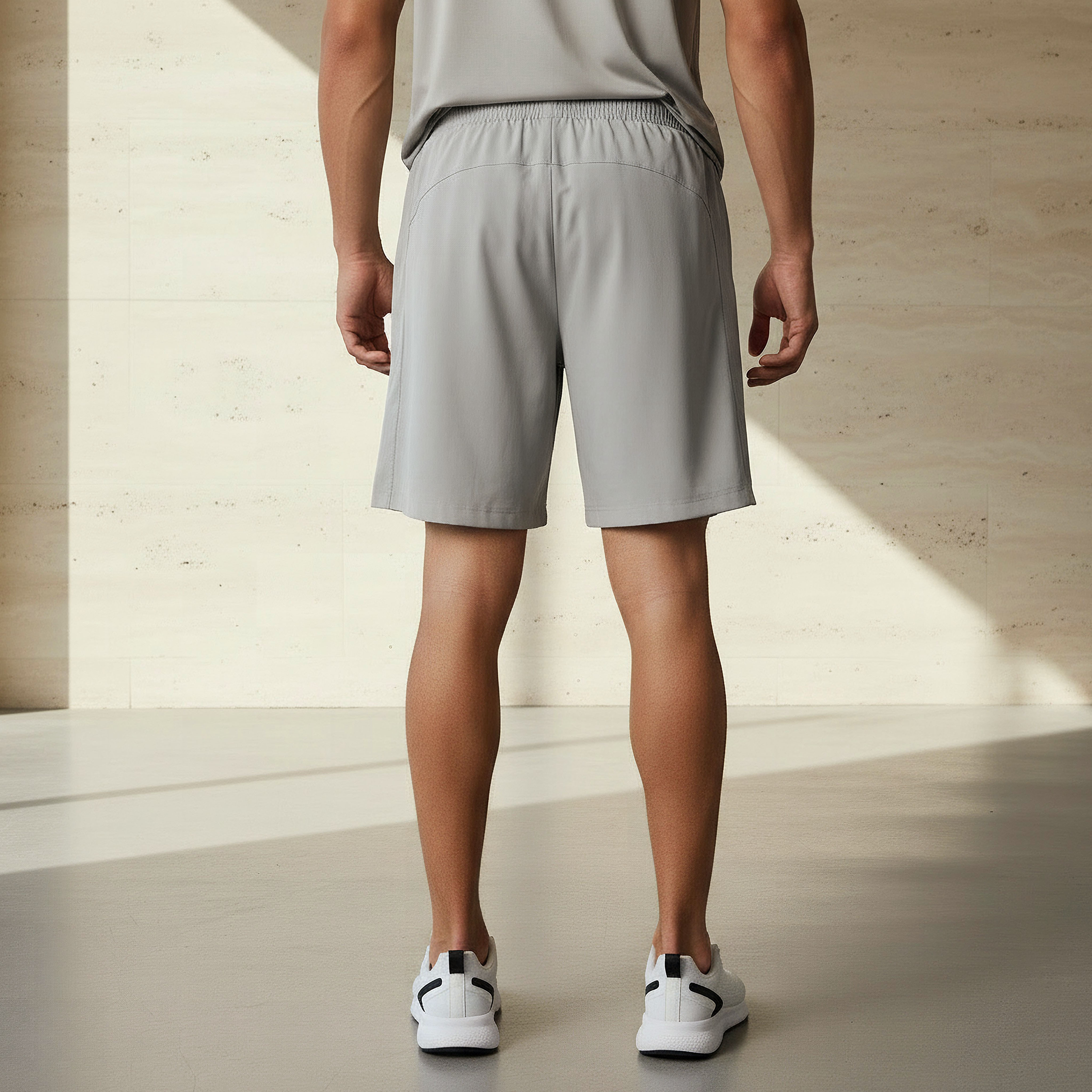 شورت مزدوج بطبعات شعار-men-clothing-bottoms-shorts-image-2