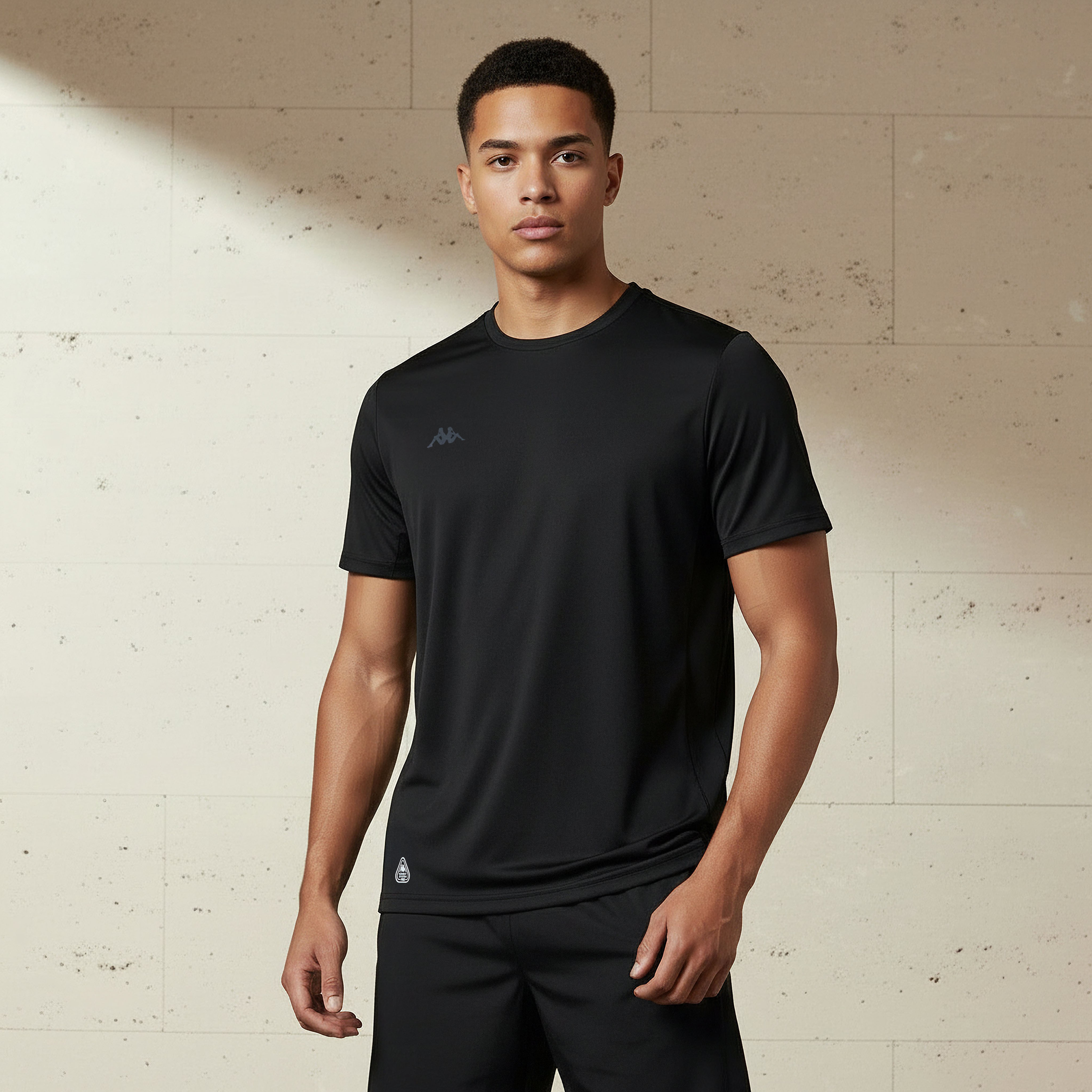 Kappa Men Logo Print Performance T-shirt-men-clothing-sportswearandactivewear-tshirtsandpolos-image-1