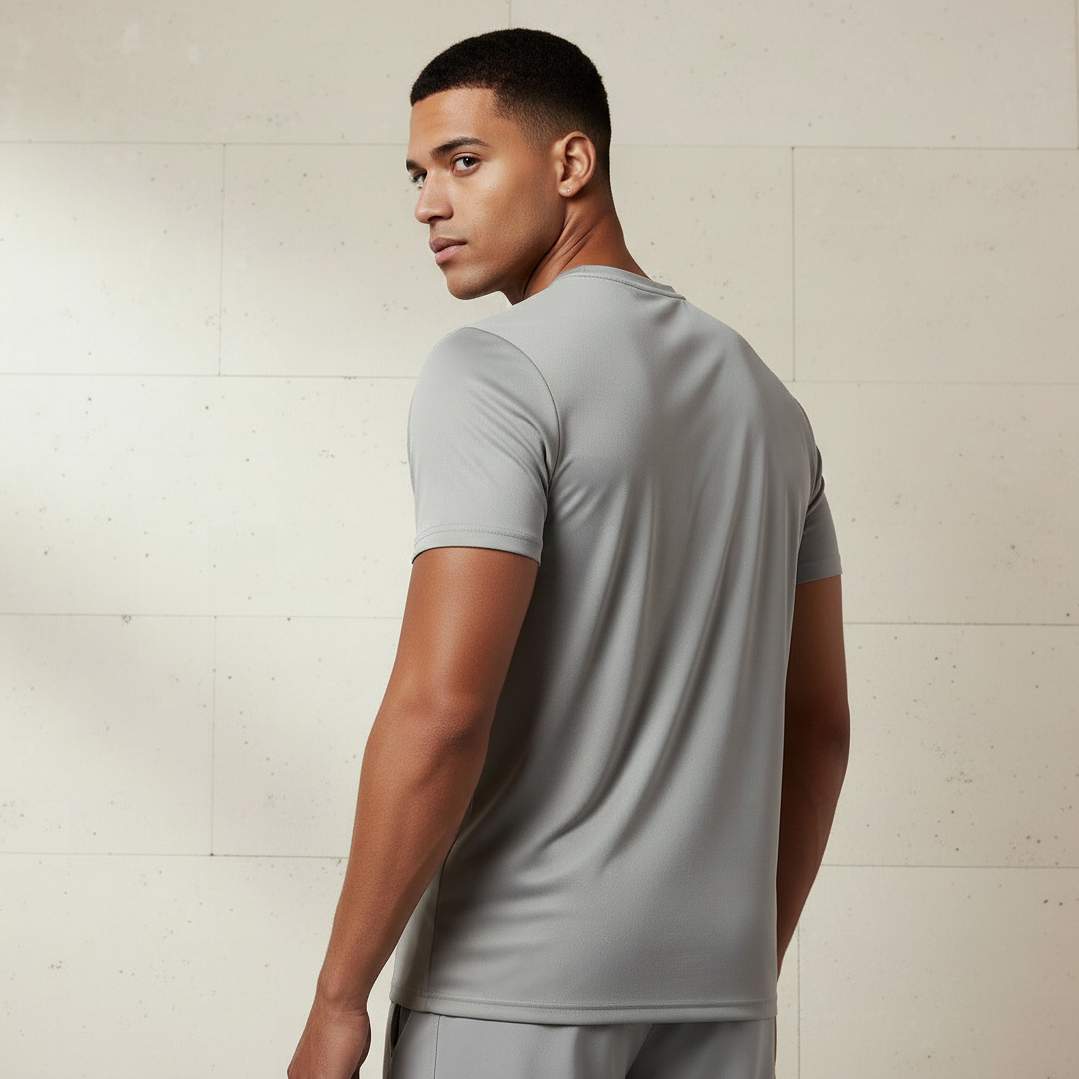 Kappa Men Logo Print Performance T-shirt-men-clothing-sportswearandactivewear-tshirtsandpolos-image-3