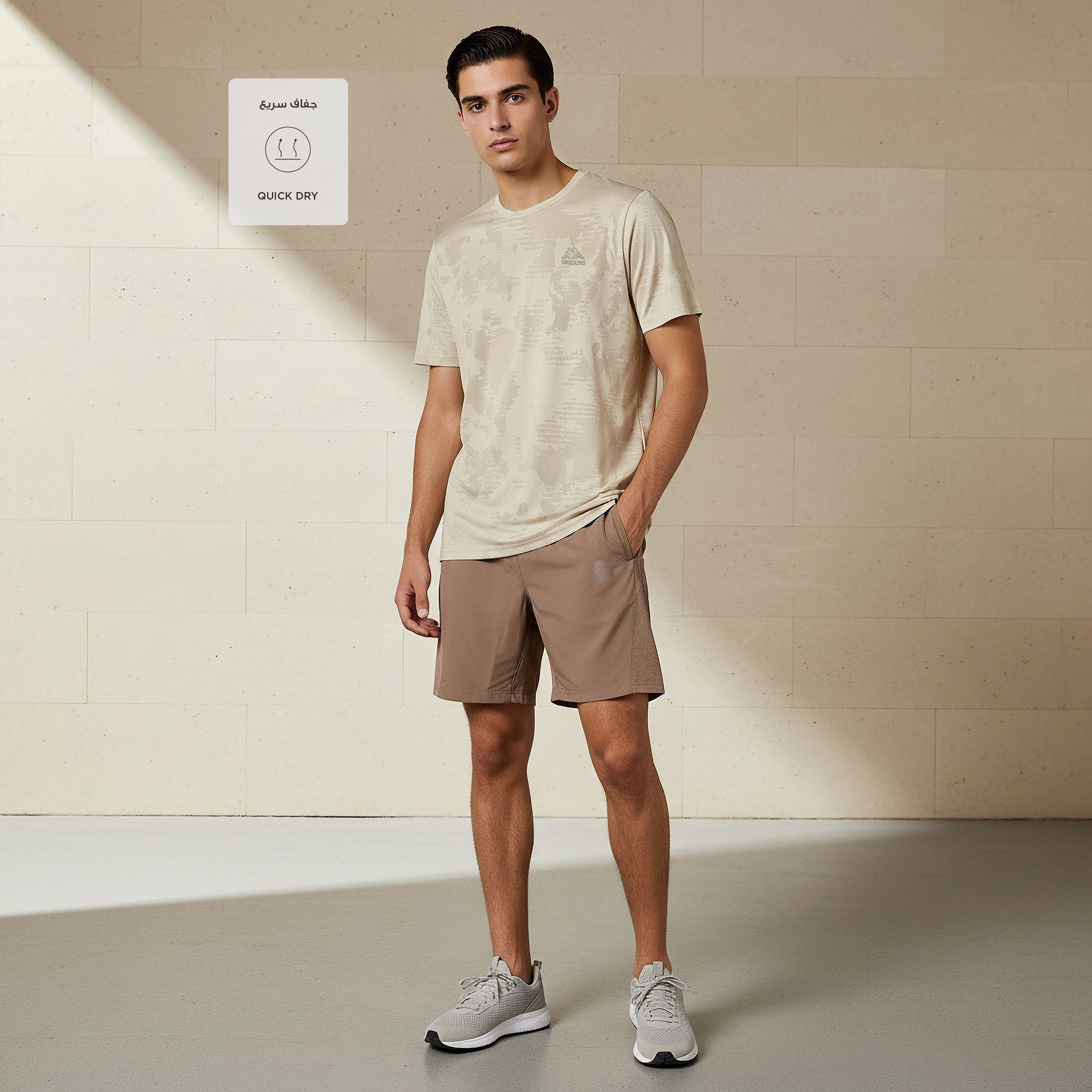 Kappa Men 2 Way Stretch T-shirt-men-clothing-sportswearandactivewear-tshirtsandpolos-image-2