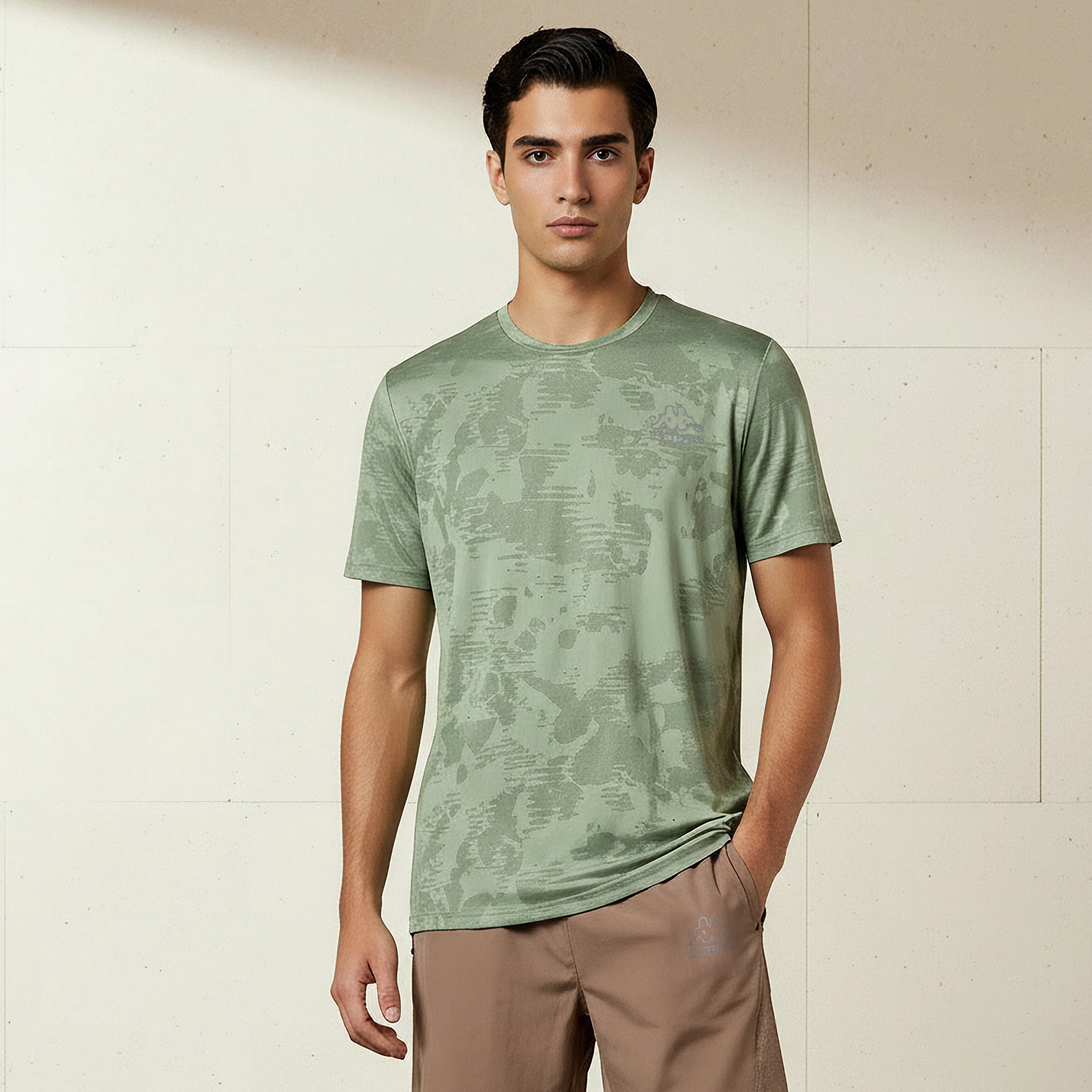 تيشيرت رجالي مطاطي من كابا-men-clothing-sportswearandactivewear-tshirtsandpolos-image-5