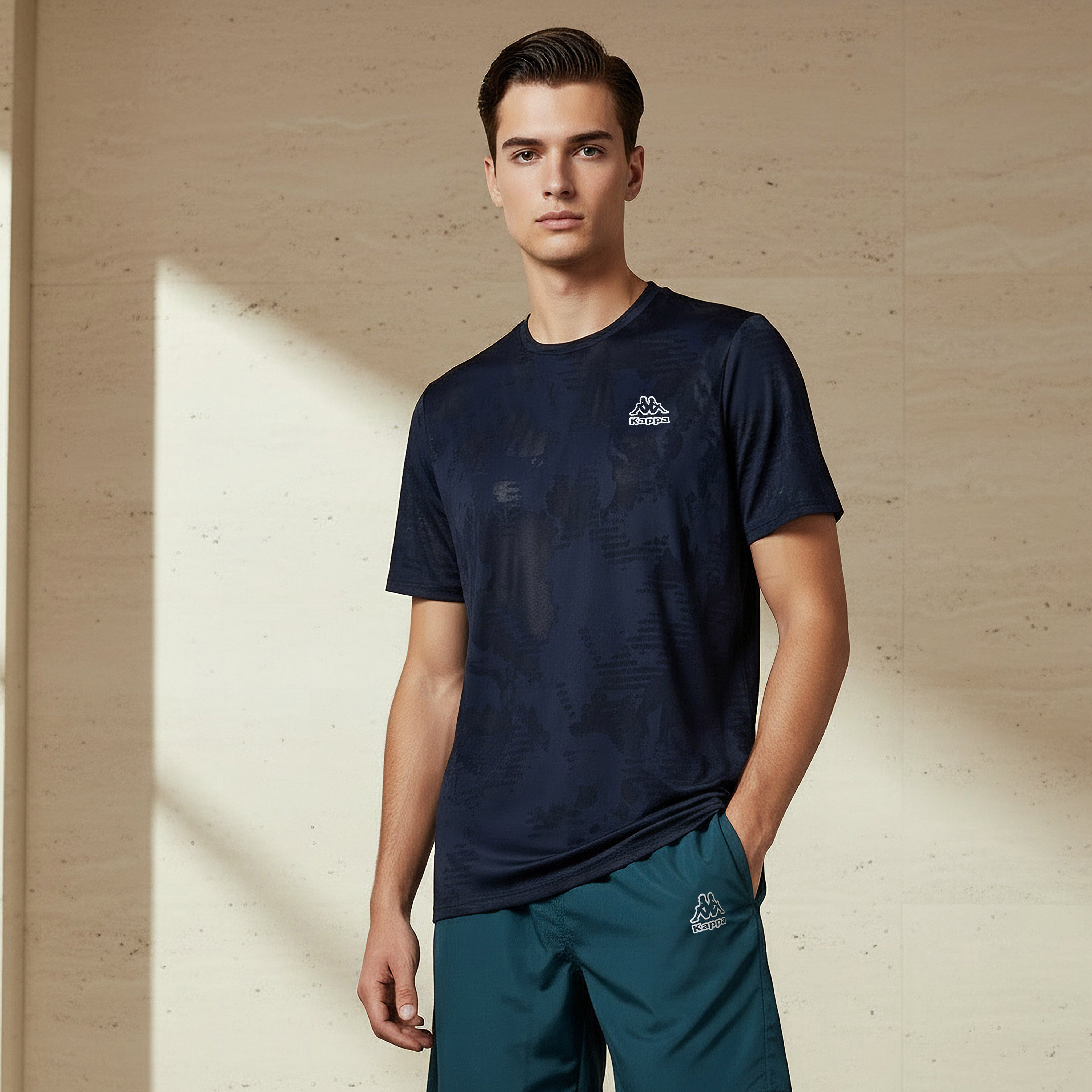 تيشيرت رجالي مطاطي من كابا-men-clothing-sportswearandactivewear-tshirtsandpolos-image-5