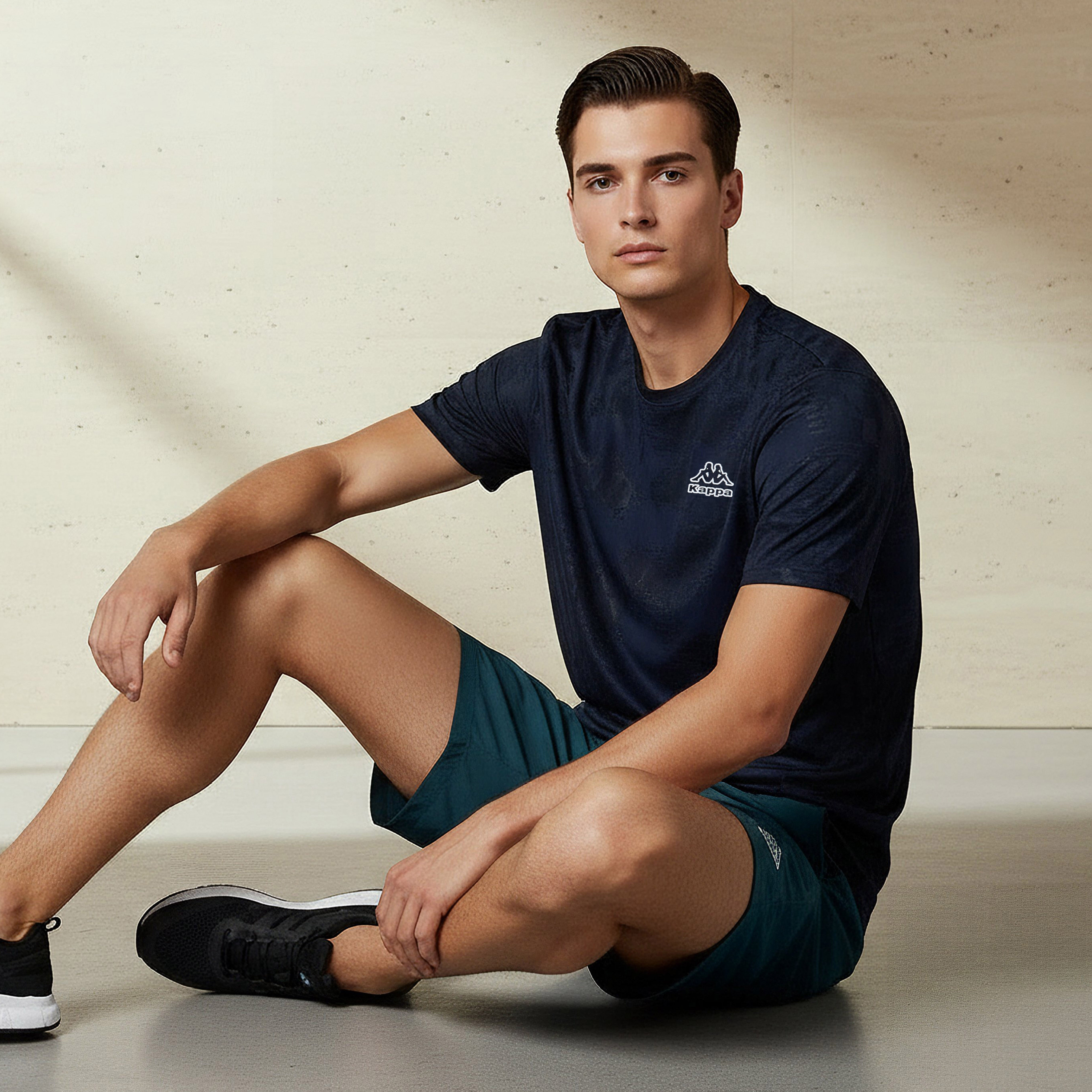 تيشيرت رجالي مطاطي من كابا-men-clothing-sportswearandactivewear-tshirtsandpolos-image-1