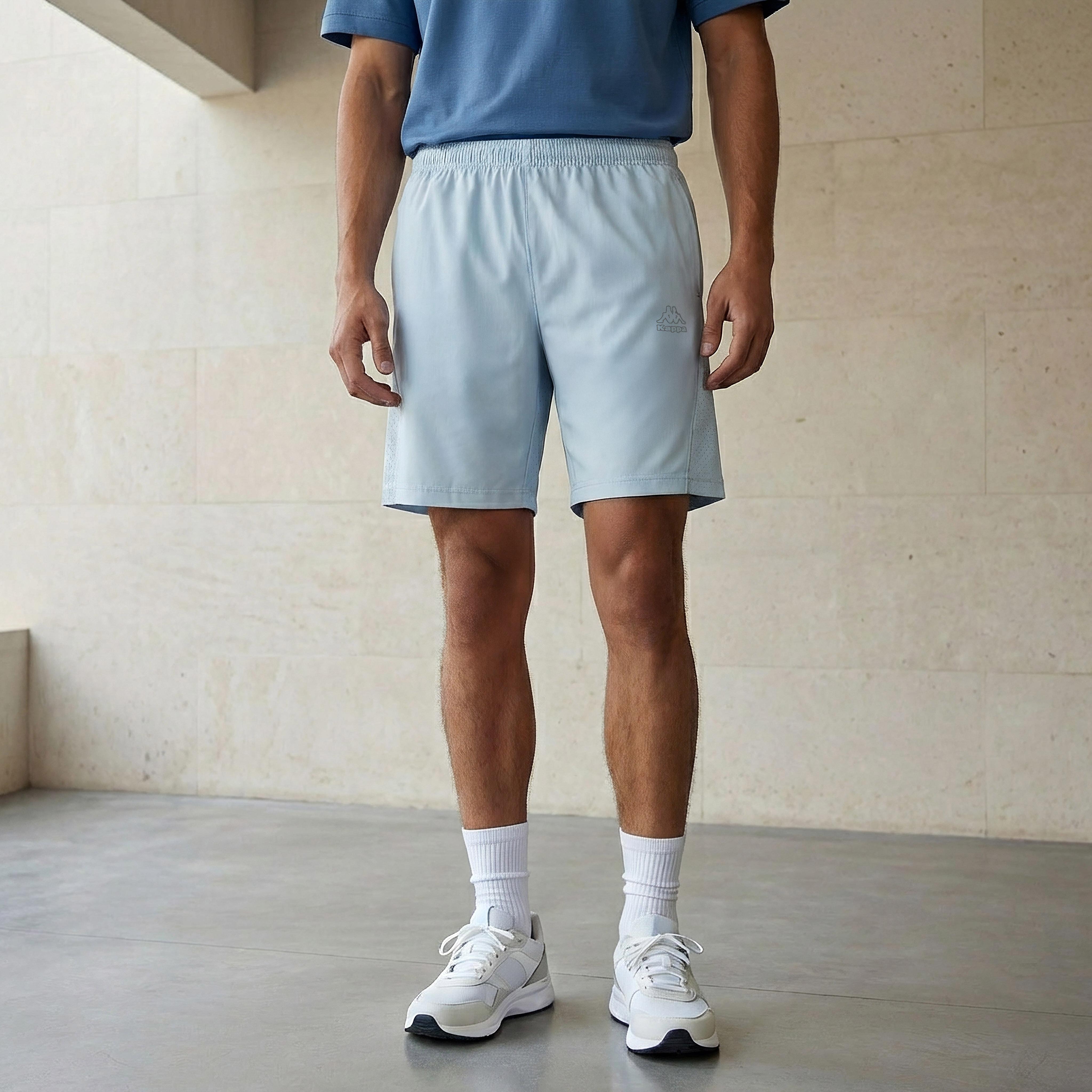 Kappa Men Elasticated Waist Shorts-men-clothing-bottoms-shorts-image-1