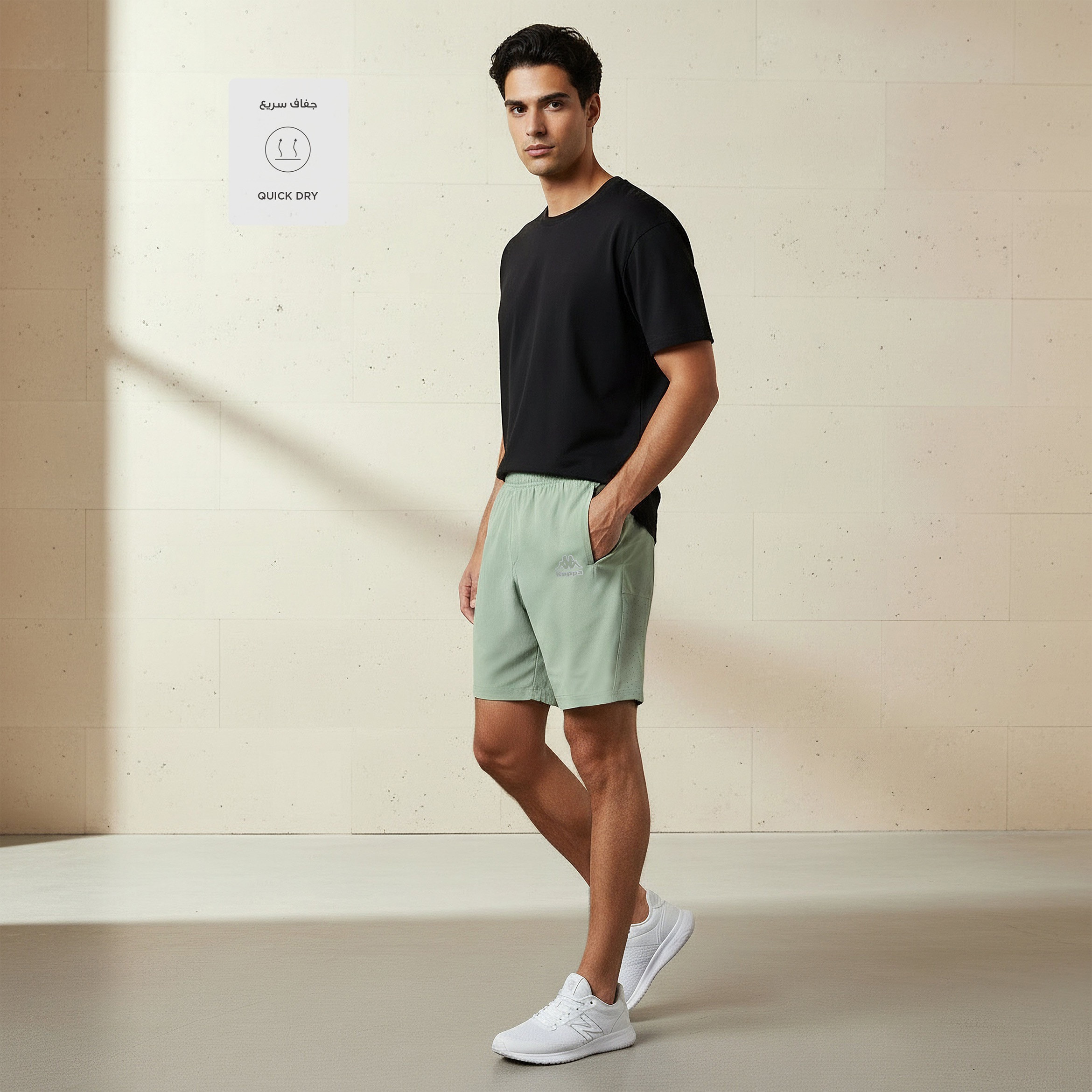 شورت برباط على الخصر للرجال من كابا-men-clothing-bottoms-shorts-image-3