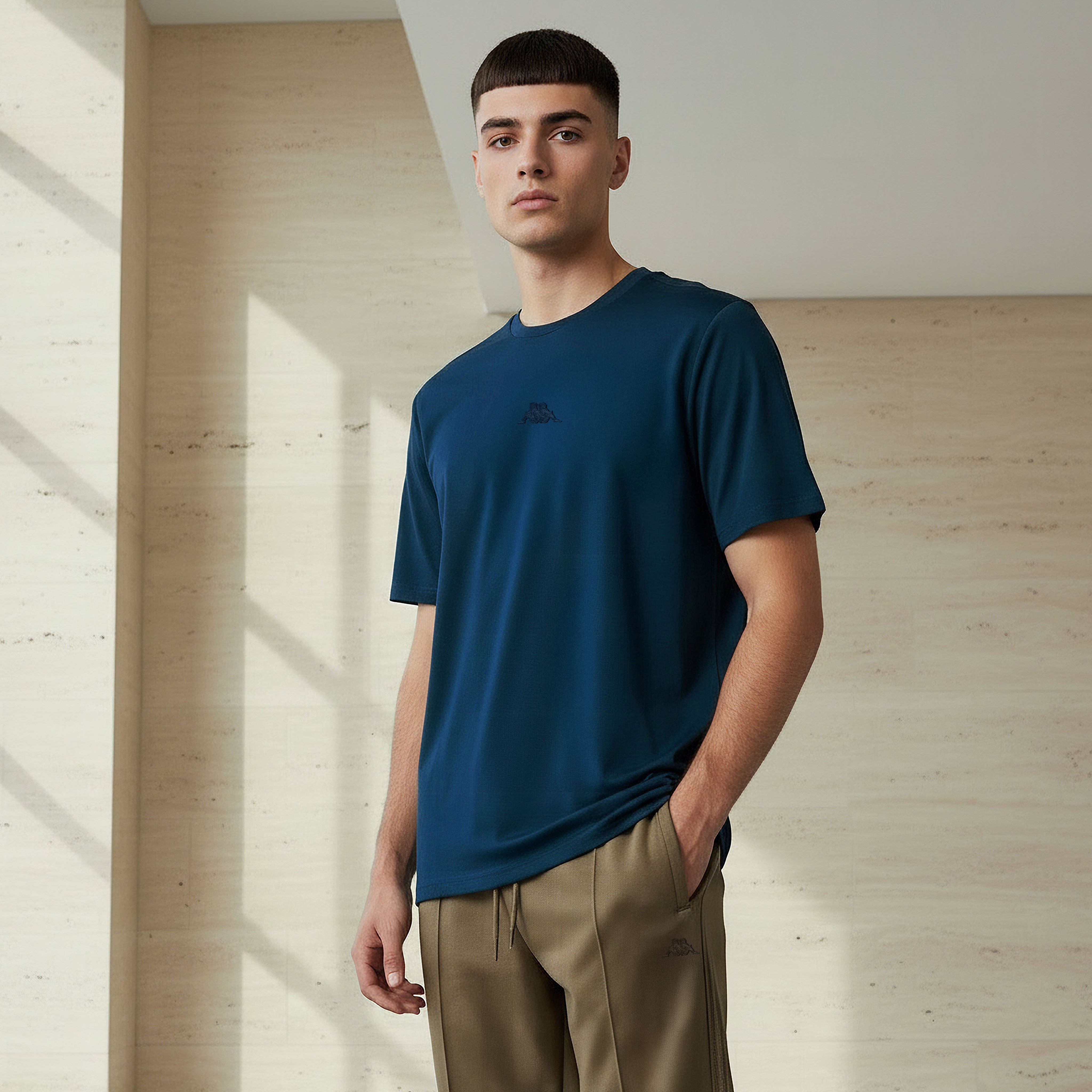 Kappa Men 2-Way Stretch T-shirt-men-clothing-sportswearandactivewear-tshirtsandpolos-image-1