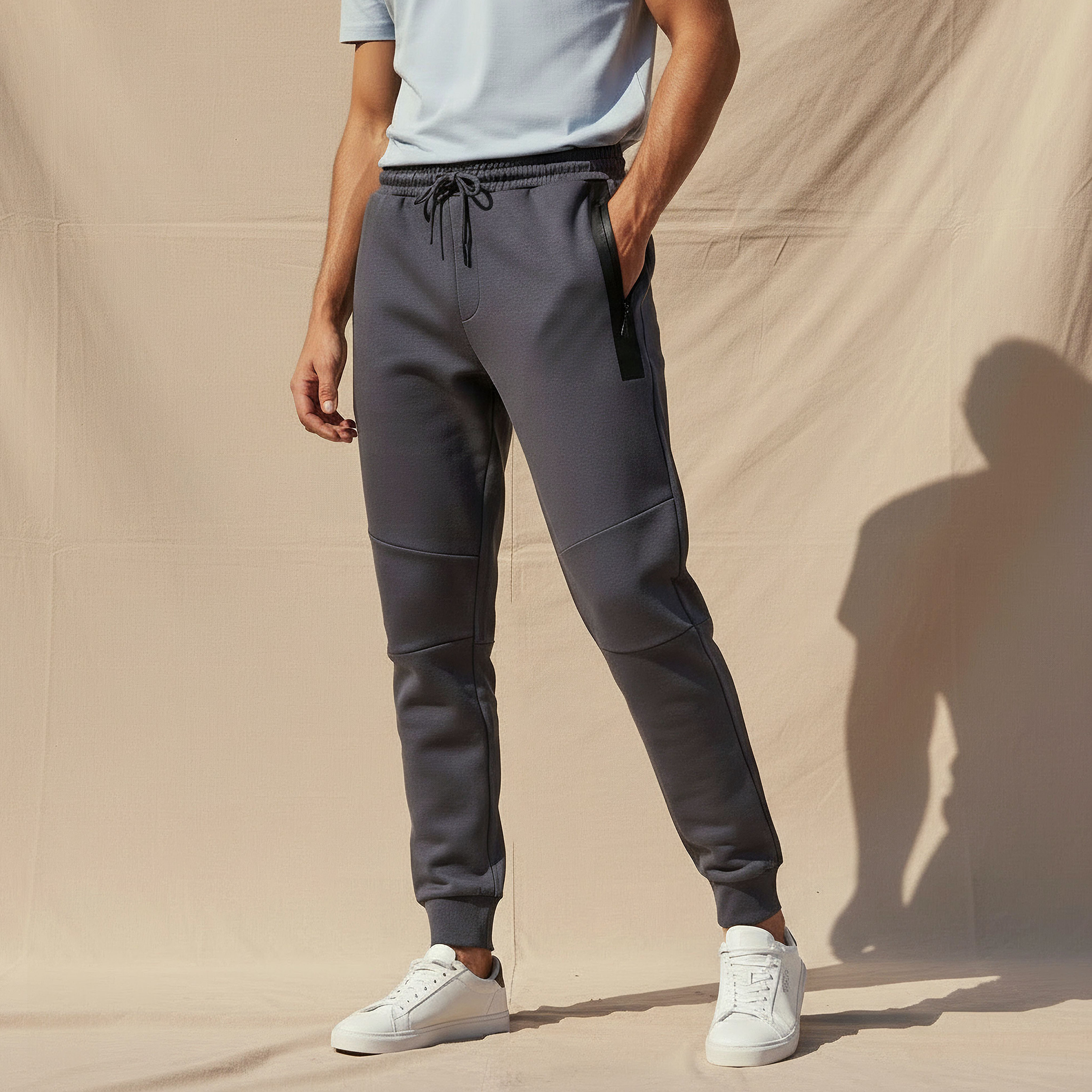Kappa Men Drawstring Waist Joggers-men-clothing-sportswearandactivewear-tracksuits-image-1