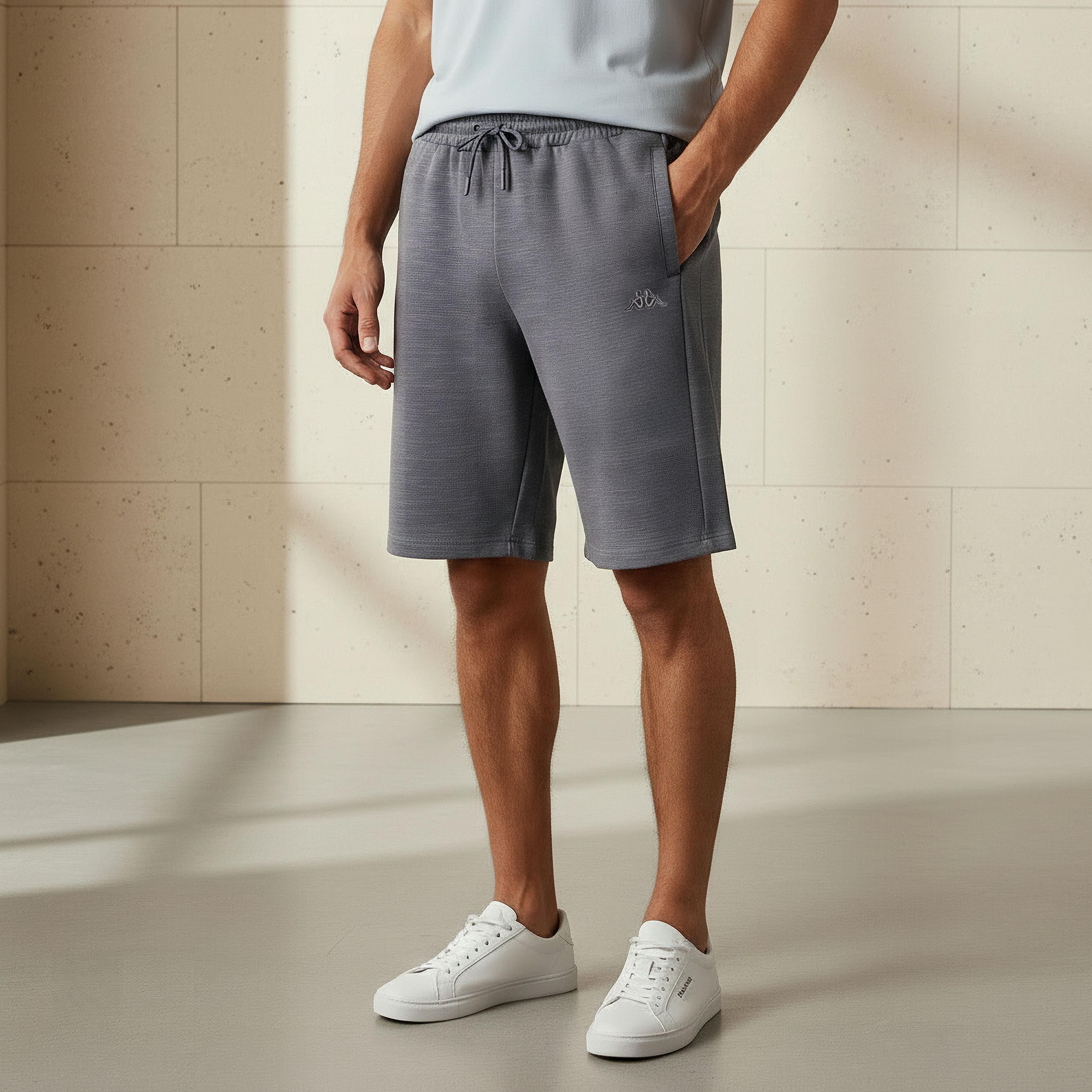 Kappa Men Drawstring Waist Shorts-men-clothing-bottoms-shorts-image-1