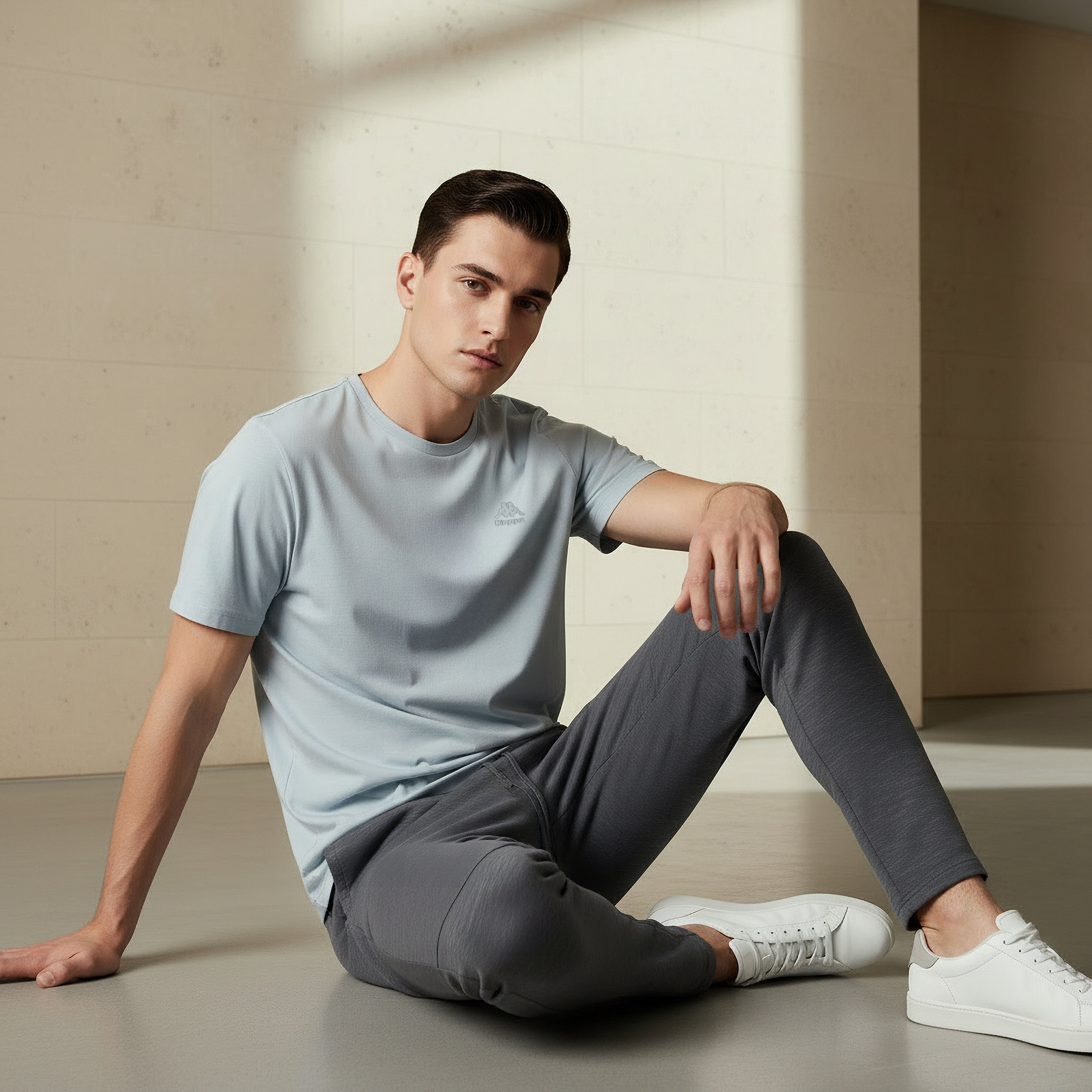 Kappa Men Logo Print T-shirt-men-clothing-sportswearandactivewear-tshirtsandpolos-image-5