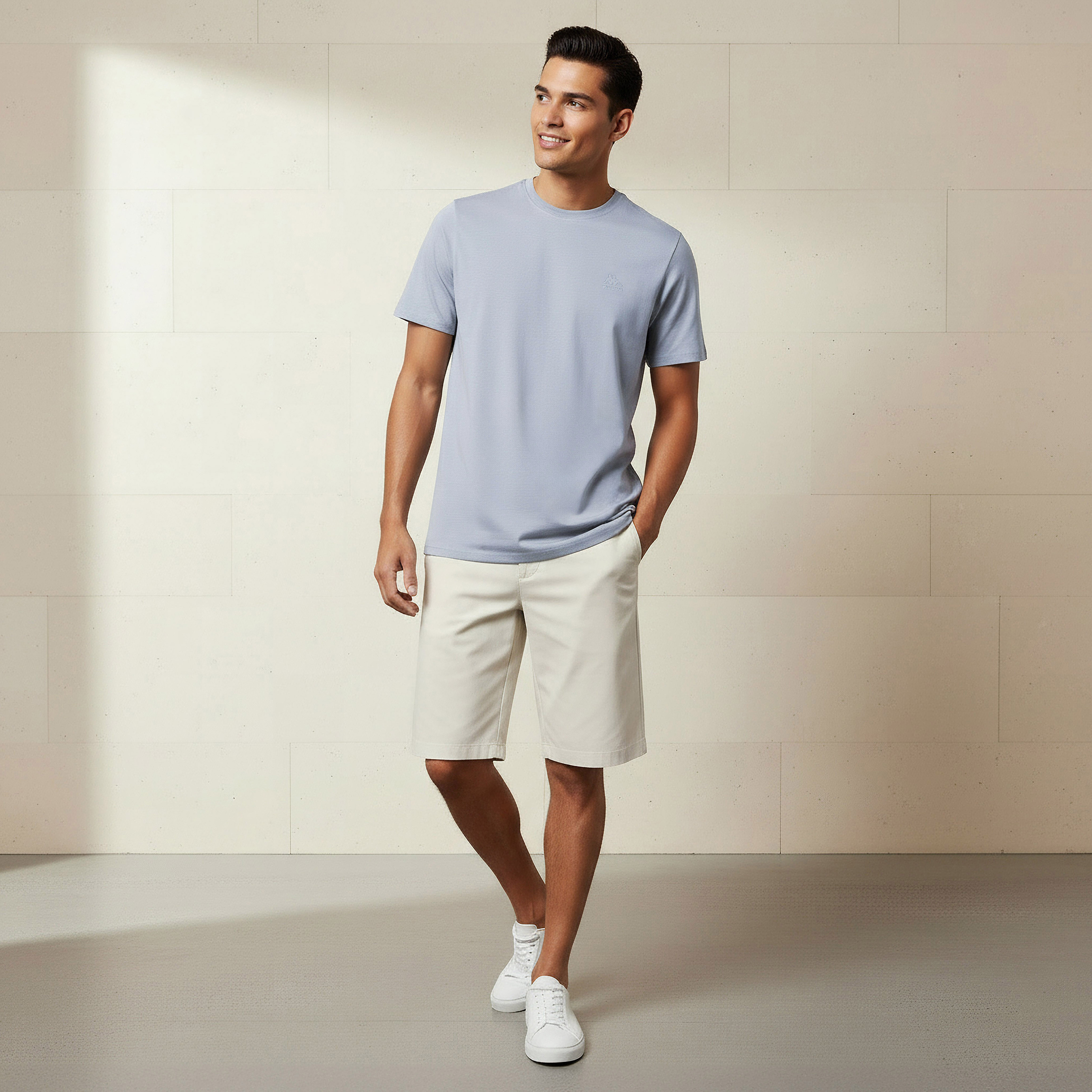 Kappa Men Logo Print T-shirt-men-clothing-sportswearandactivewear-tshirtsandpolos-image-2