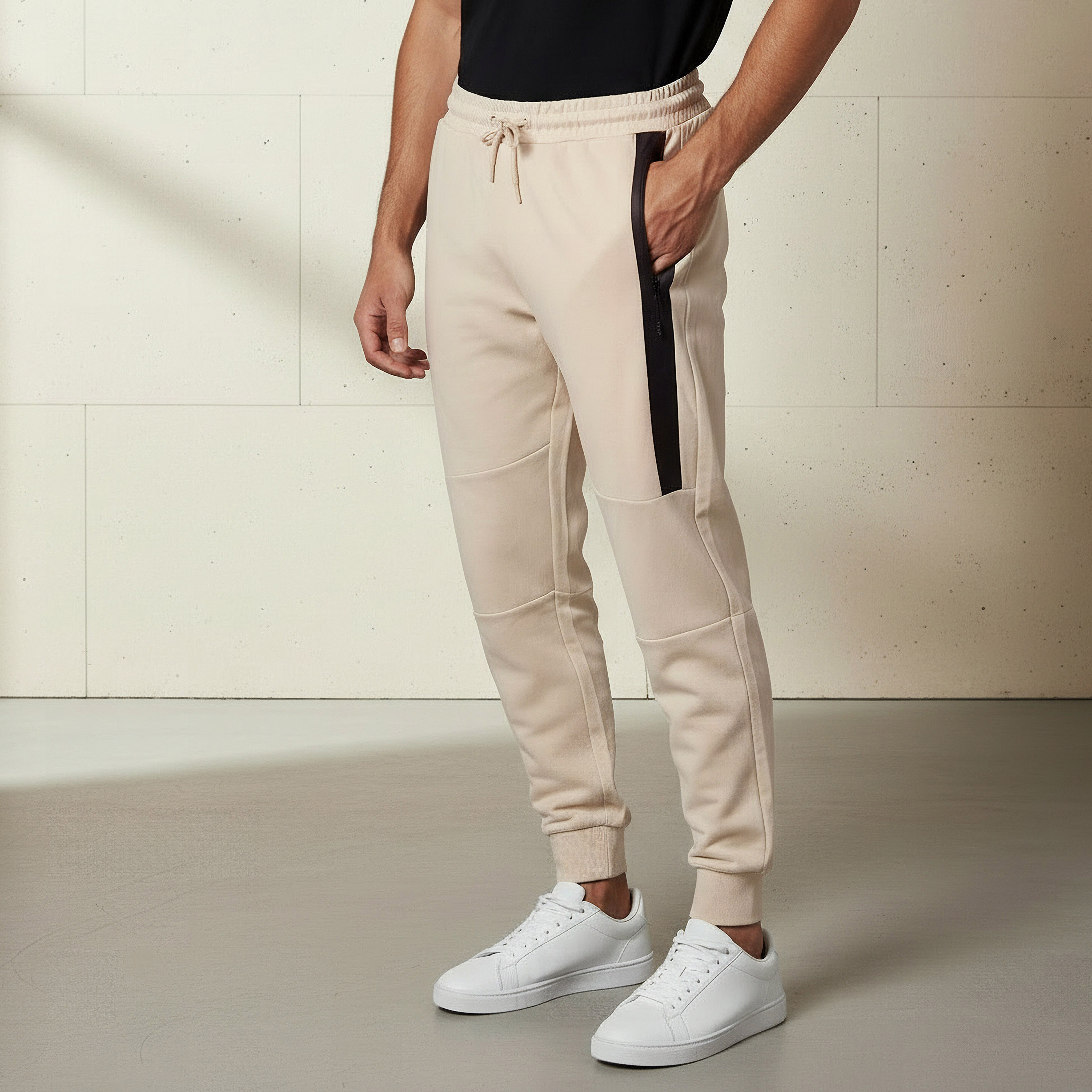 Kappa Men Jogger with Heat Sealed Zip Pockets-men-clothing-sportswearandactivewear-bottoms-joggers-image-1