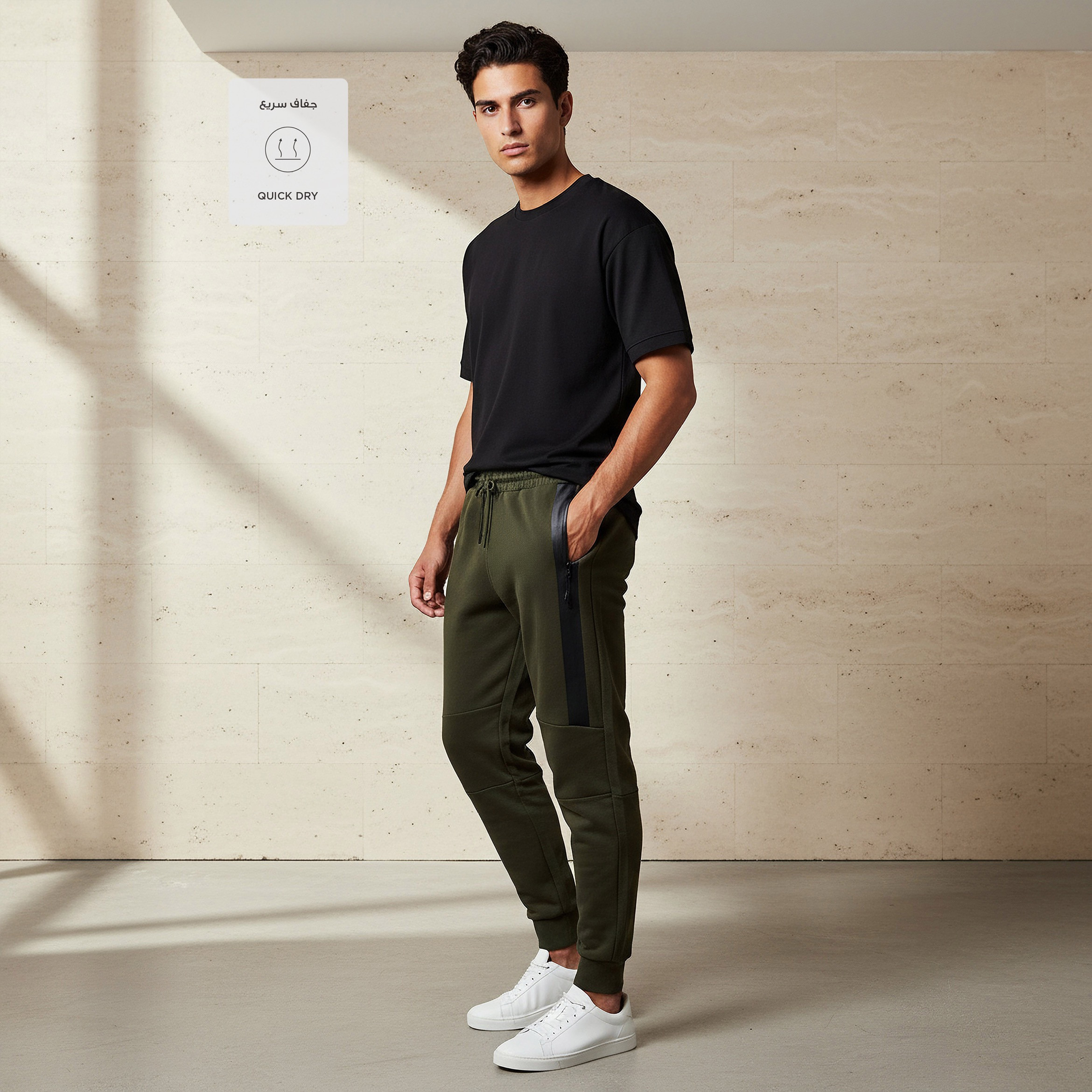 Kappa Joggers with Heat Seal Zipper Pockets-men-clothing-sportswearandactivewear-tracksuits-image-2