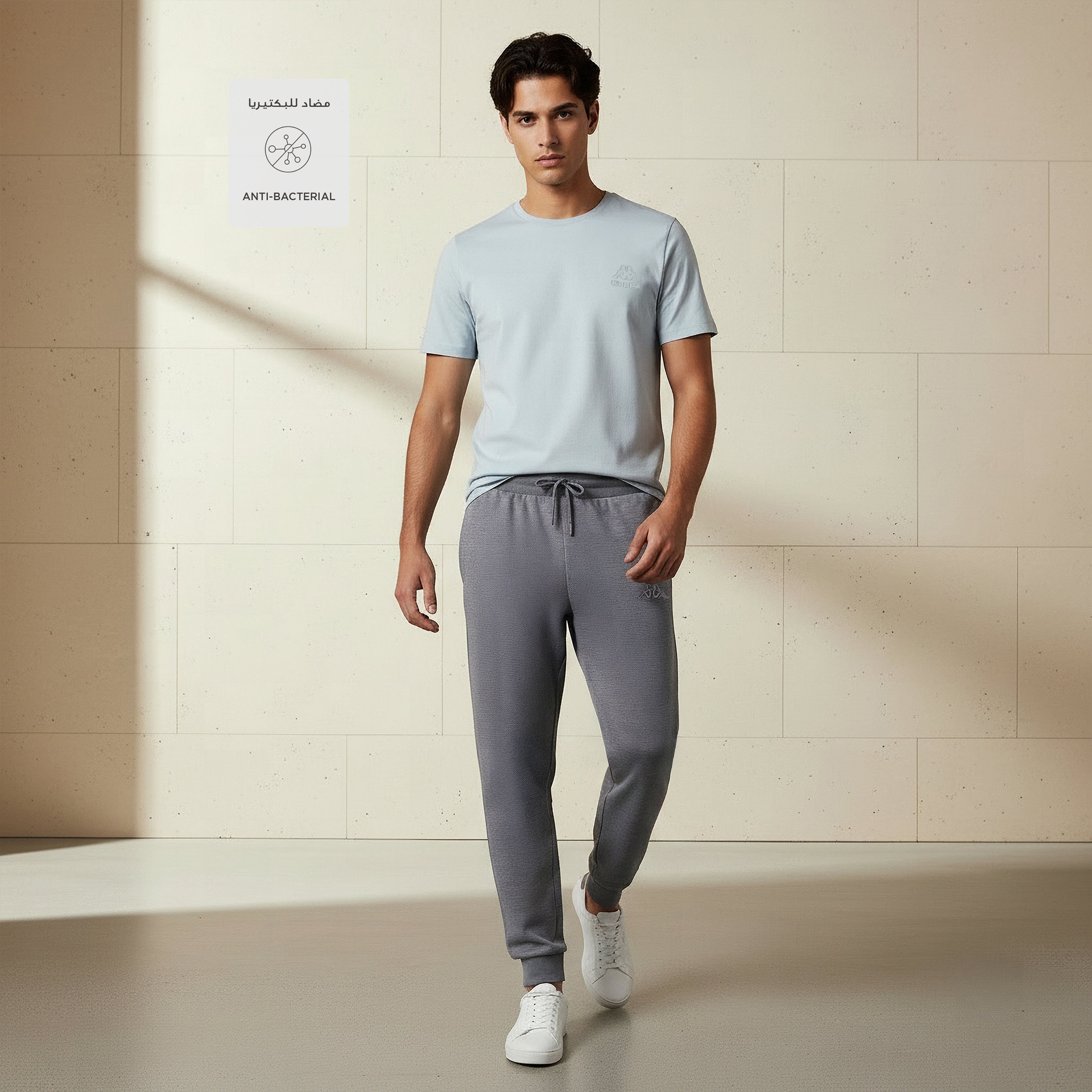 Men Regular Fit Joggers with Drawstring Waist-men-clothing-sportswearandactivewear-bottoms-joggers-image-3