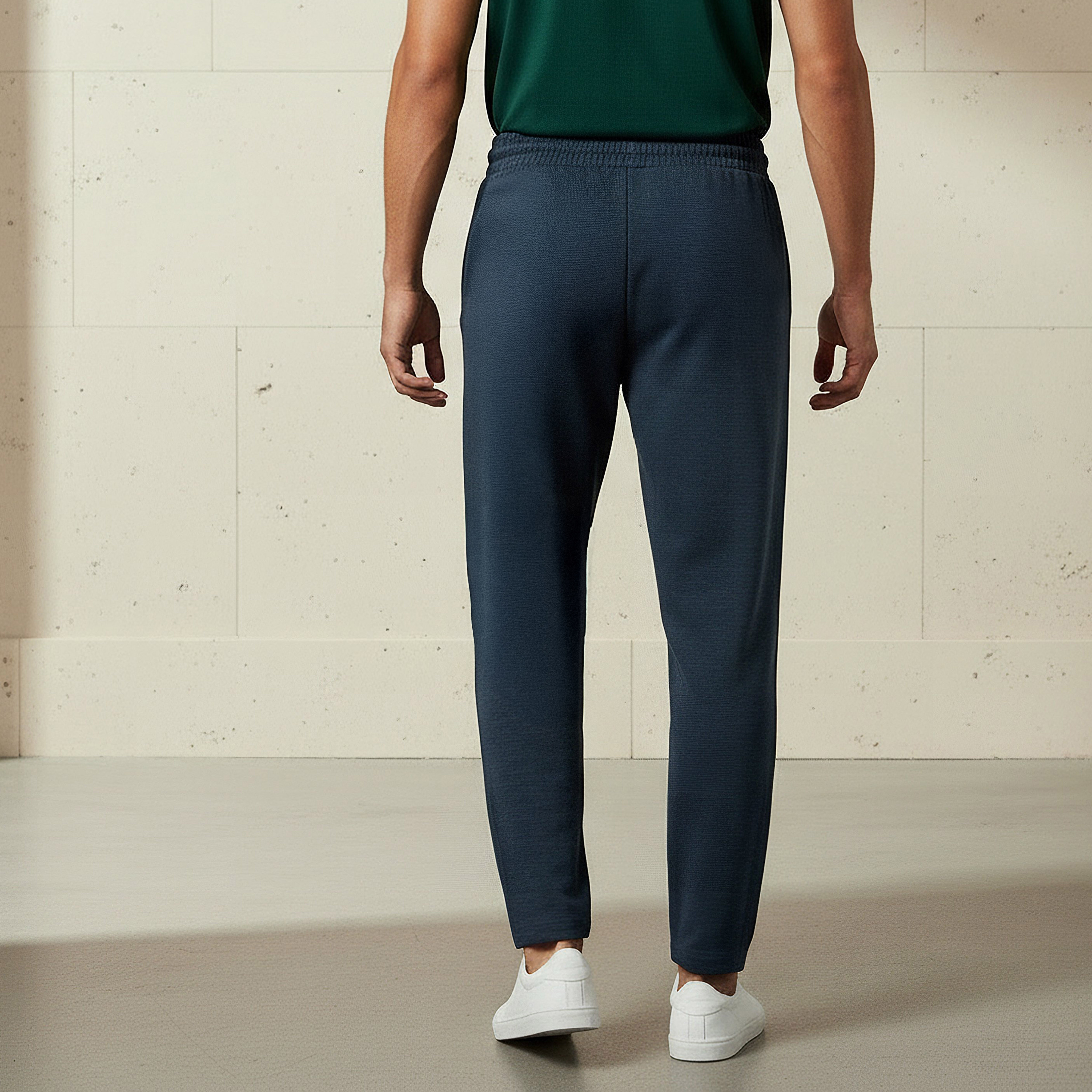 Men Regular Fit Joggers with Drawstring Waist-men-clothing-sportswearandactivewear-bottoms-joggers-image-3