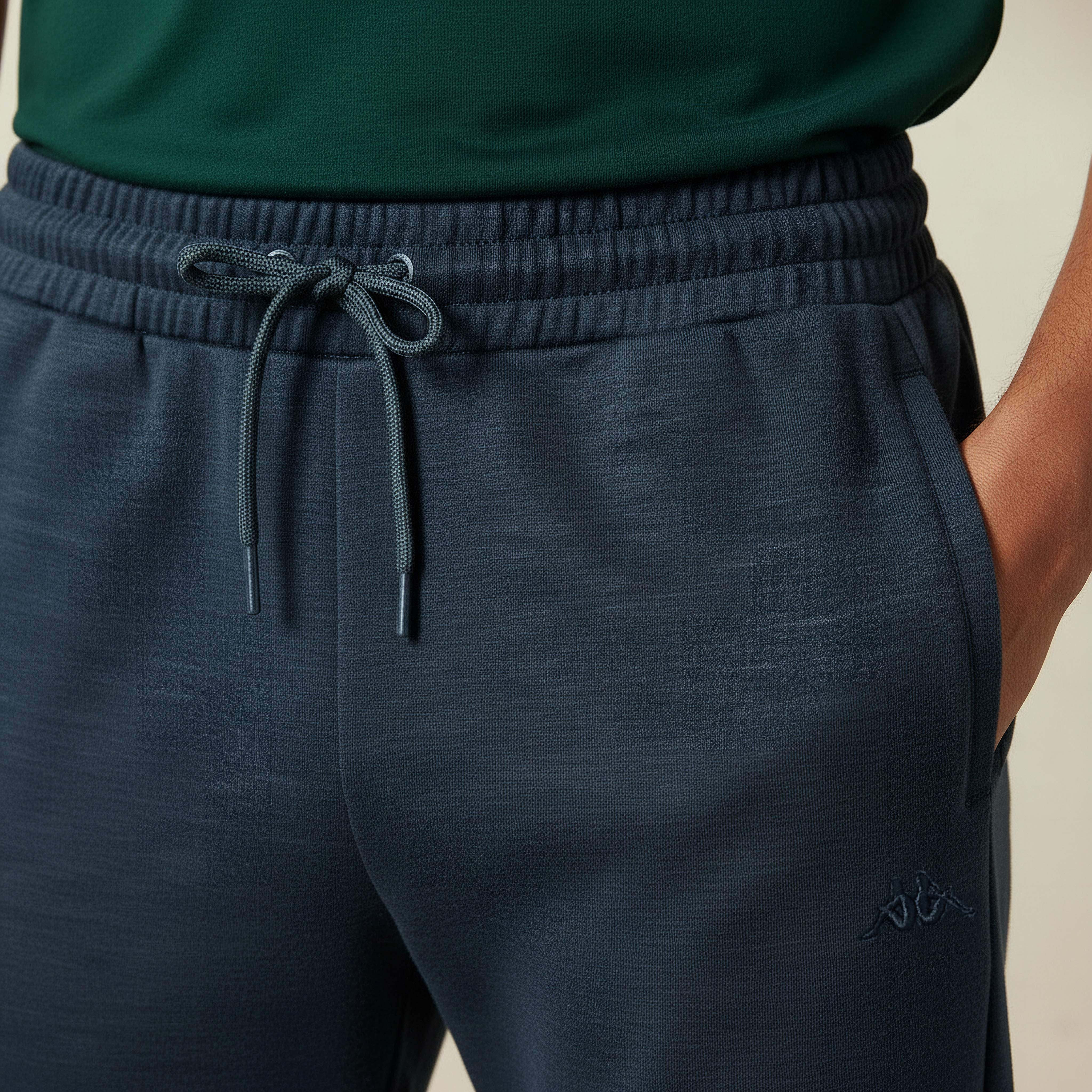 Men Regular Fit Joggers with Drawstring Waist-men-clothing-sportswearandactivewear-bottoms-joggers-image-4