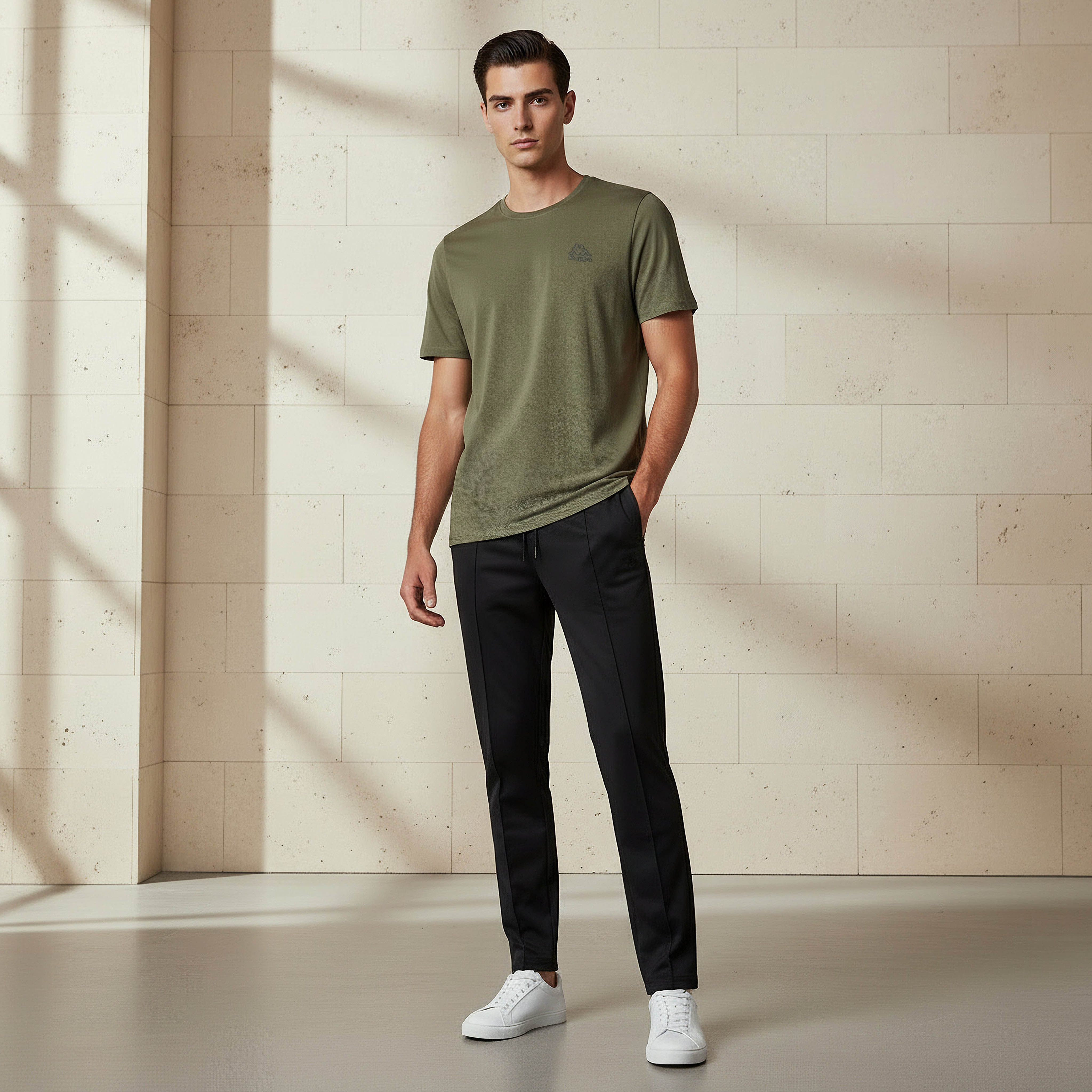Kappa Men Crew Neck T-shirt-men-clothing-sportswearandactivewear-tshirtsandpolos-image-2