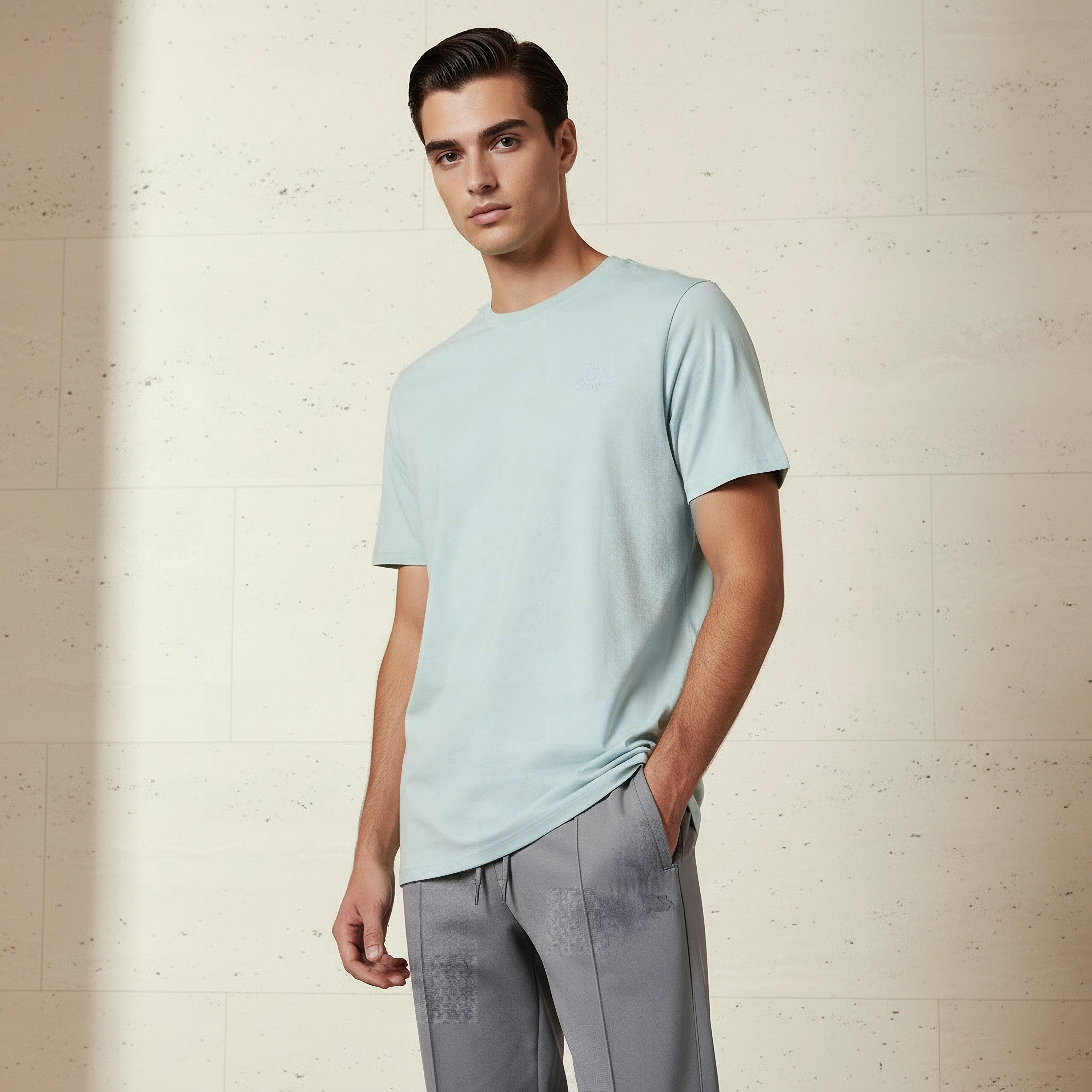 Kappa Men Crew Neck T-shirt-men-clothing-sportswearandactivewear-tshirtsandpolos-image-1