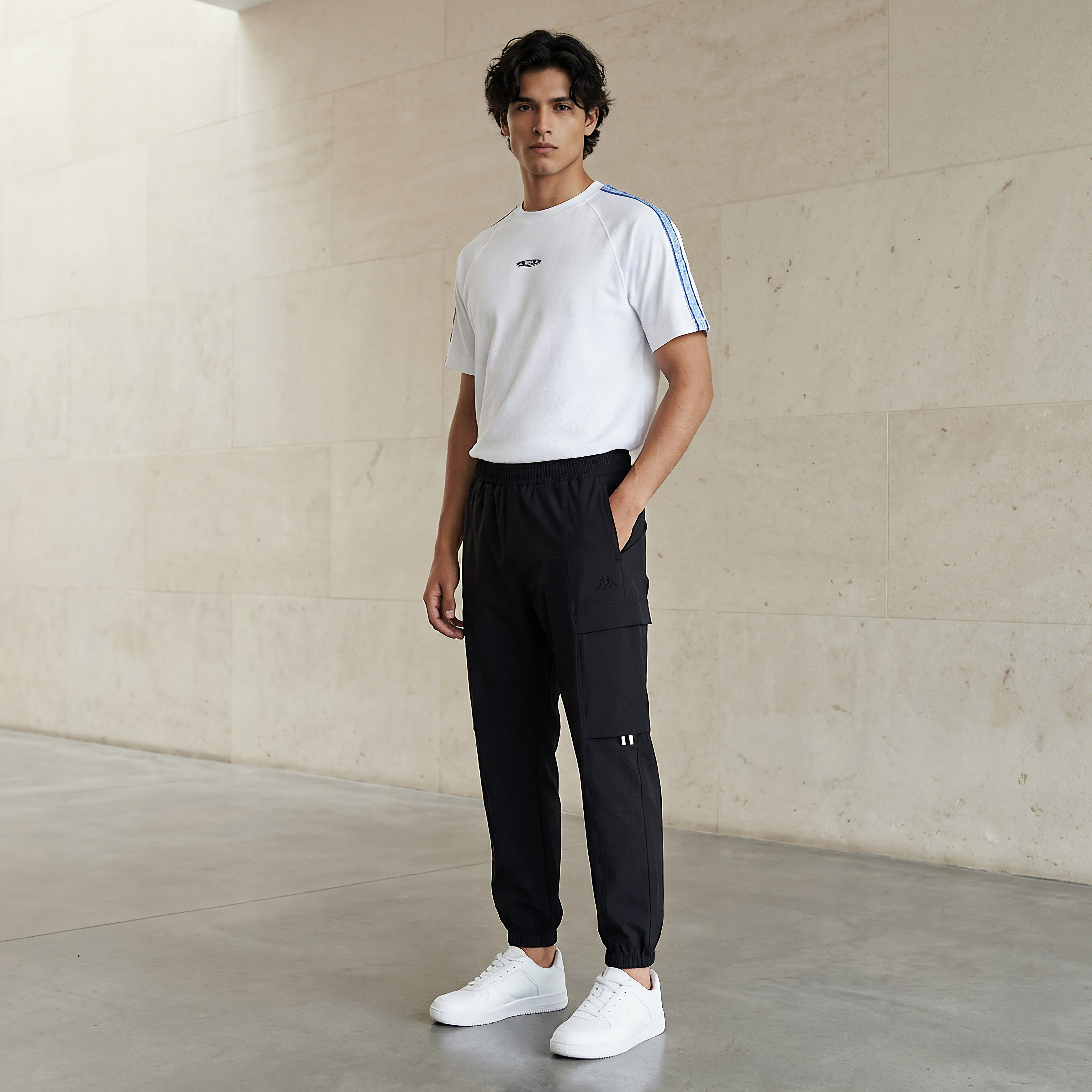 Kappa Men Cargo Joggers-men-clothing-sportswearandactivewear-bottoms-joggers-image-2