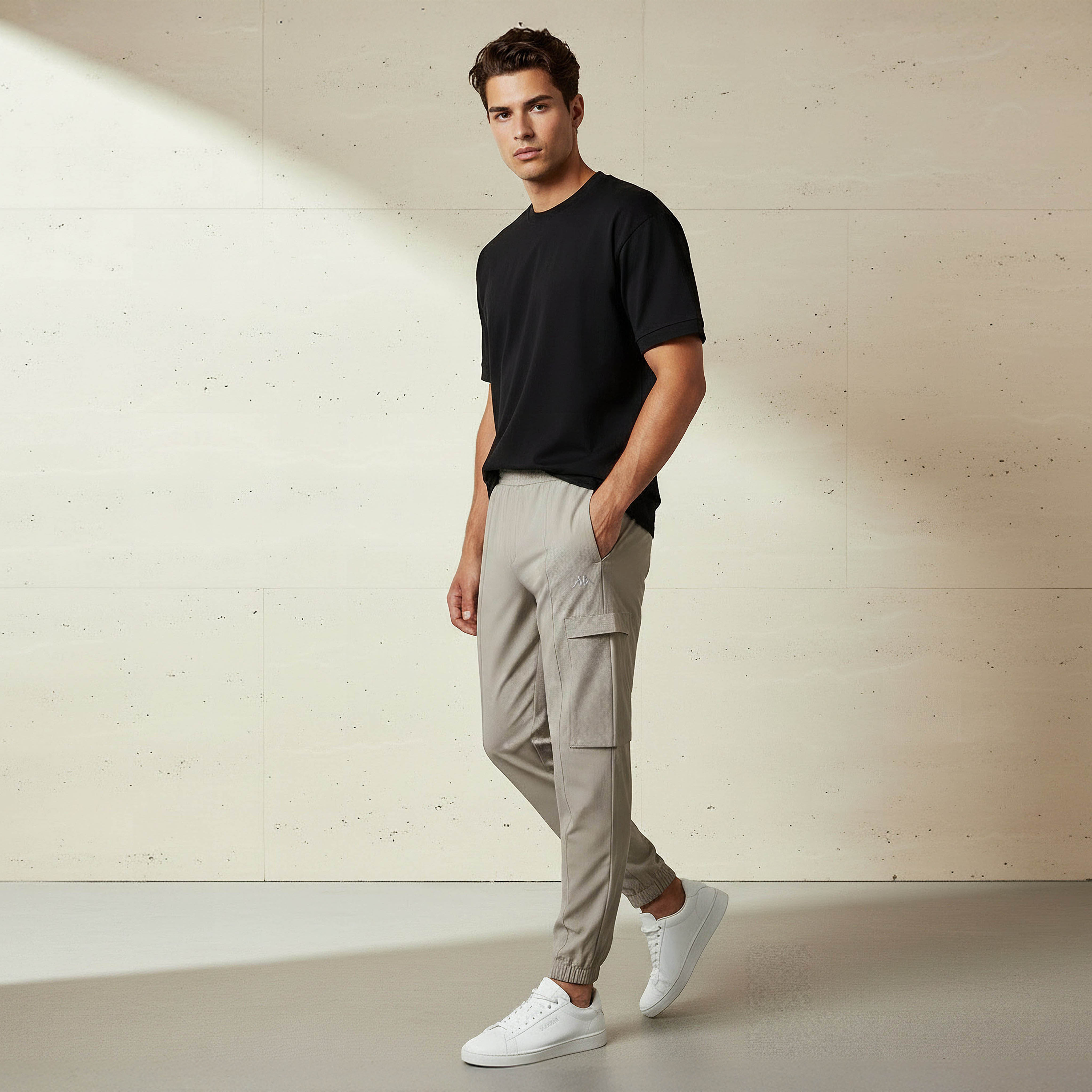 Kappa Men Cargo Joggers-men-clothing-sportswearandactivewear-bottoms-joggers-image-2