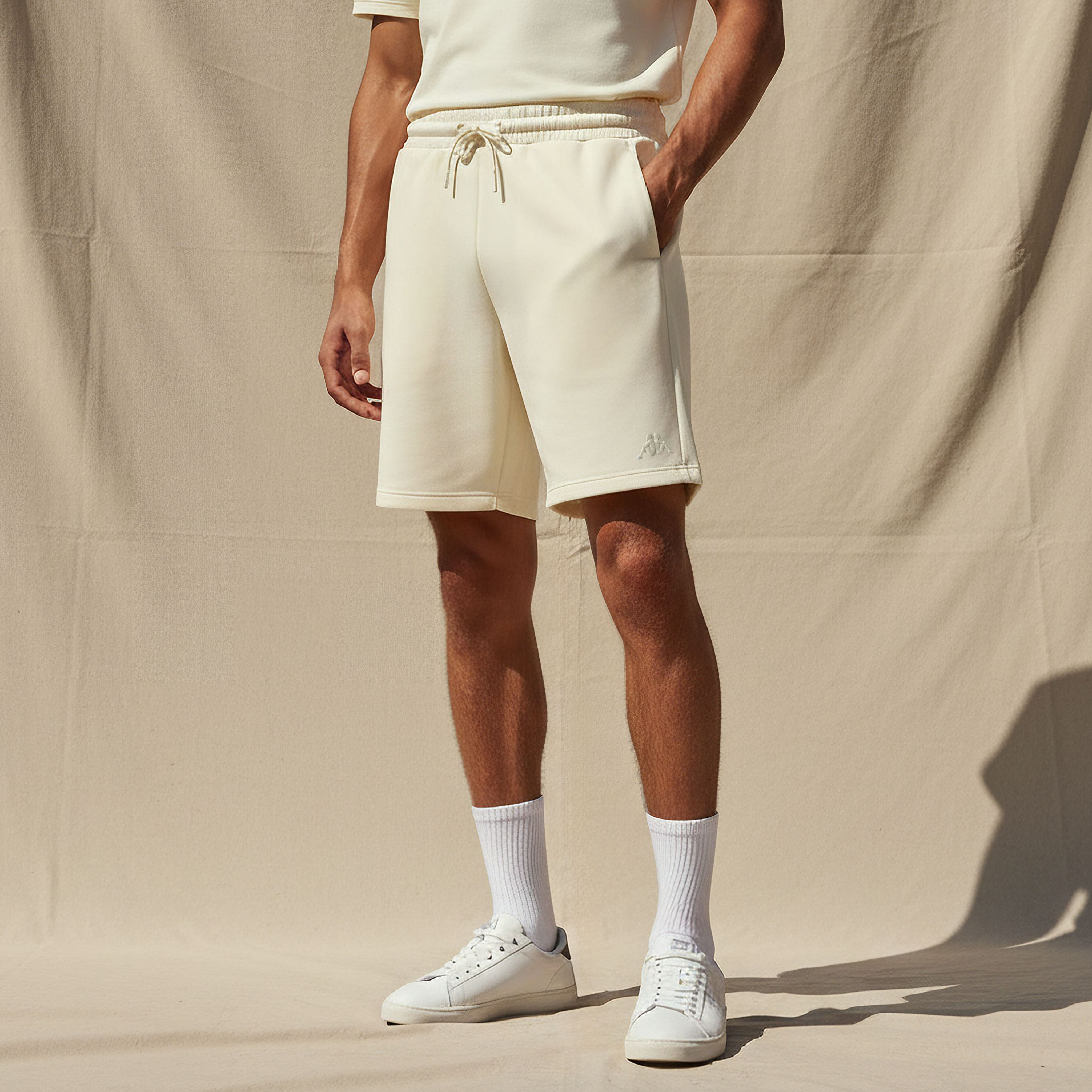 Kappa Men Drawstring Waist Shorts-men-clothing-bottoms-shorts-image-1