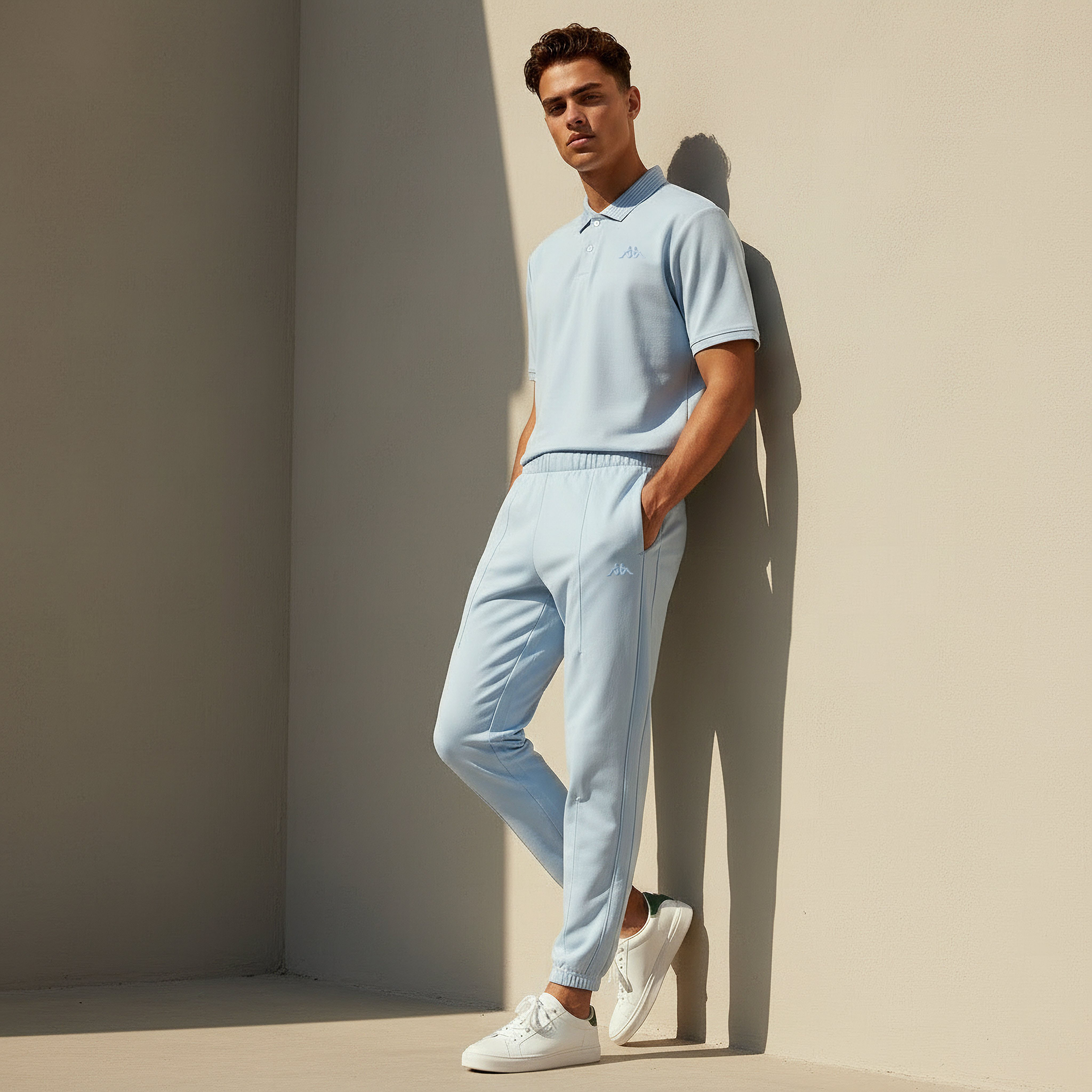 بنطلون رياضي بخصر مطاطي للرجال من كابا-men-clothing-sportswearandactivewear-tracksuits-image-2