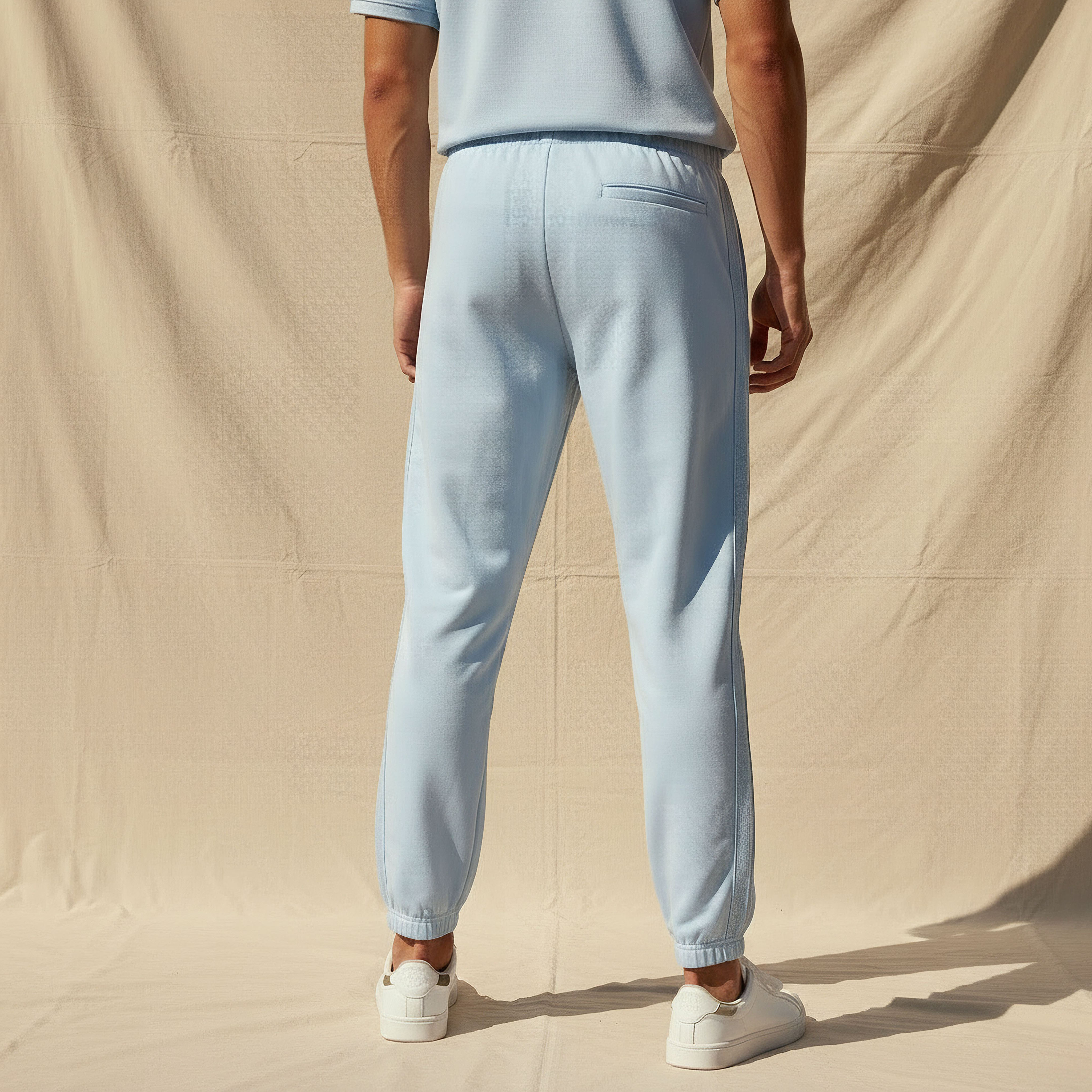 بنطلون رياضي بخصر مطاطي للرجال من كابا-men-clothing-sportswearandactivewear-tracksuits-image-1