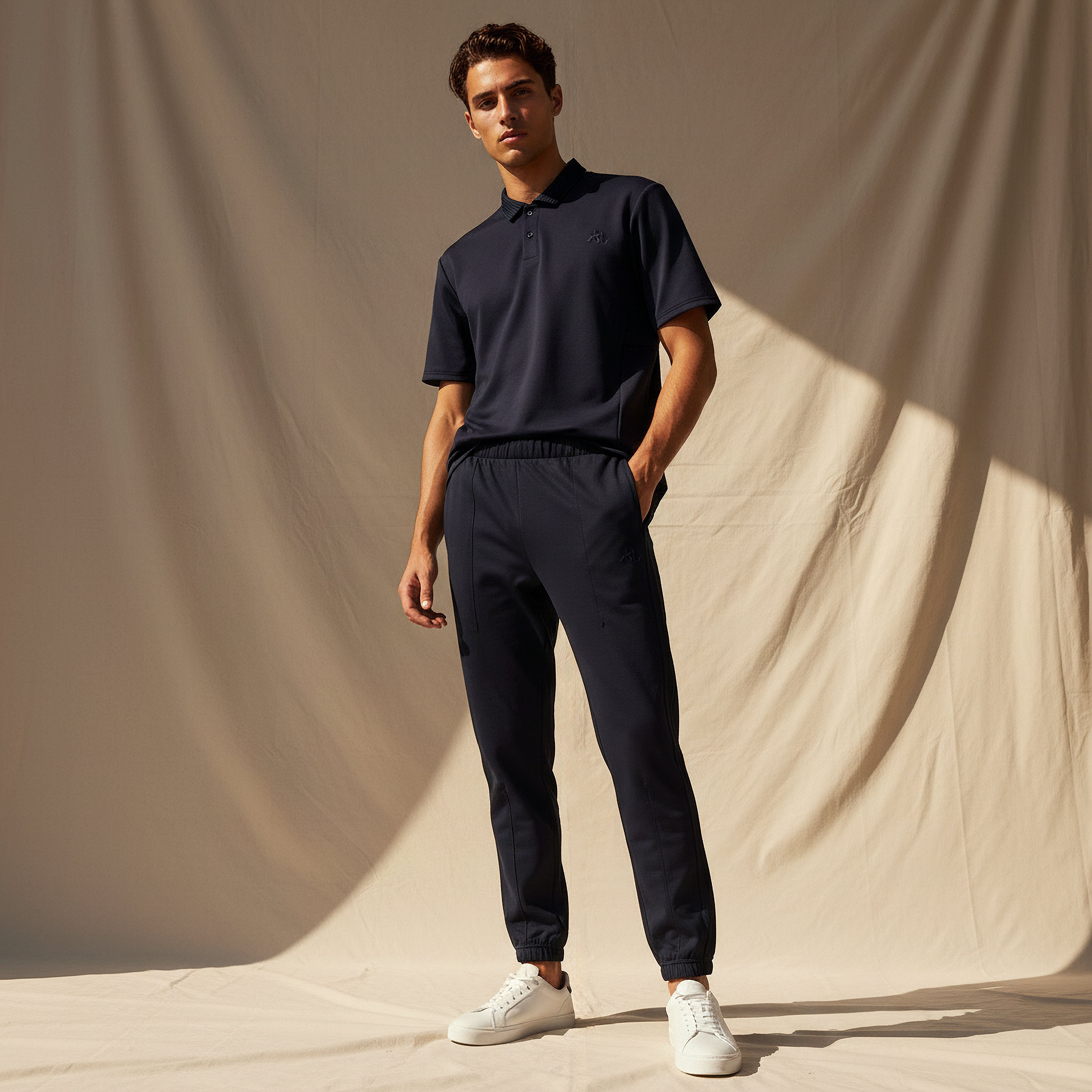بنطلون رياضي بخصر مطاطي للرجال من كابا-men-clothing-sportswearandactivewear-tracksuits-image-2