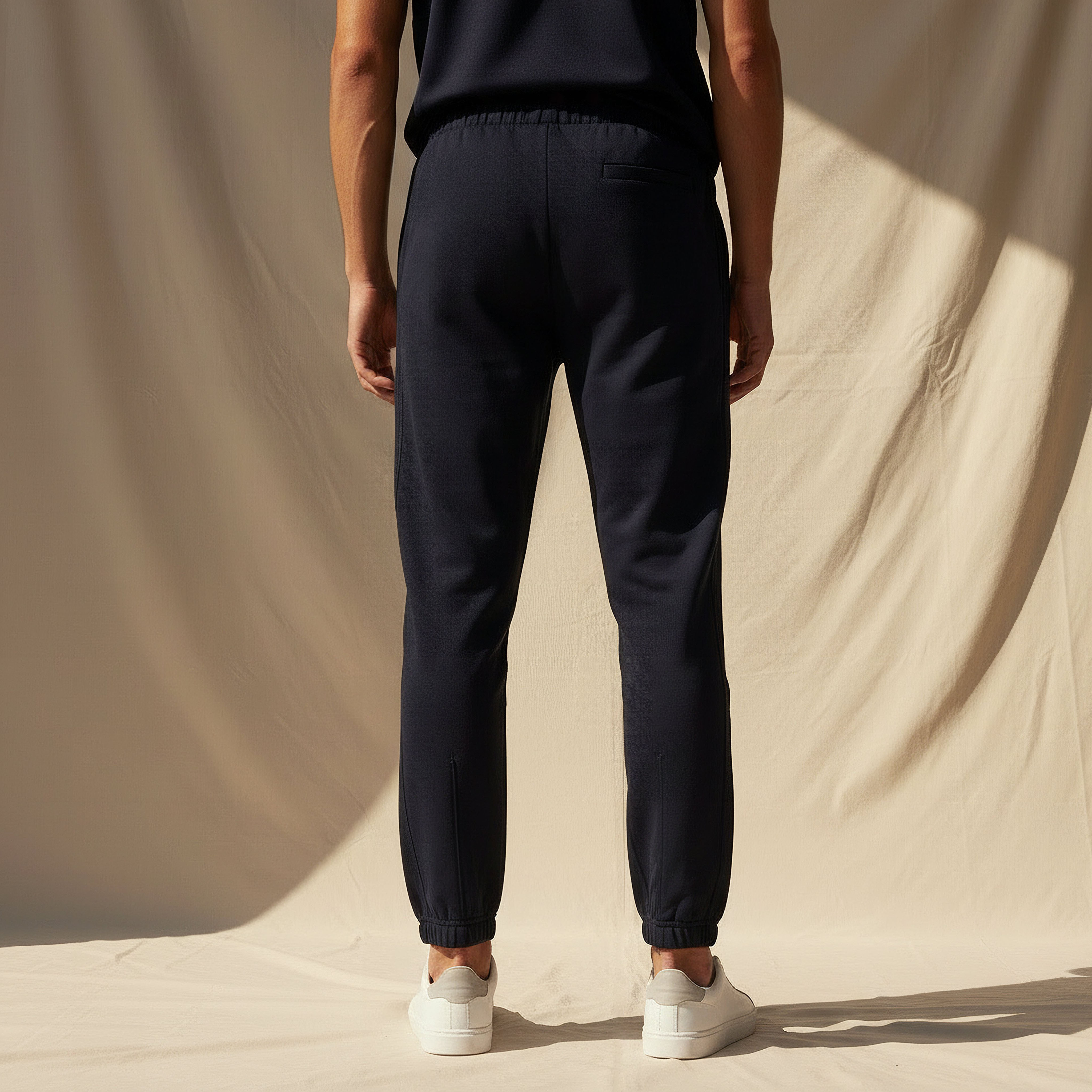 بنطلون رياضي بخصر مطاطي للرجال من كابا-men-clothing-sportswearandactivewear-tracksuits-image-1