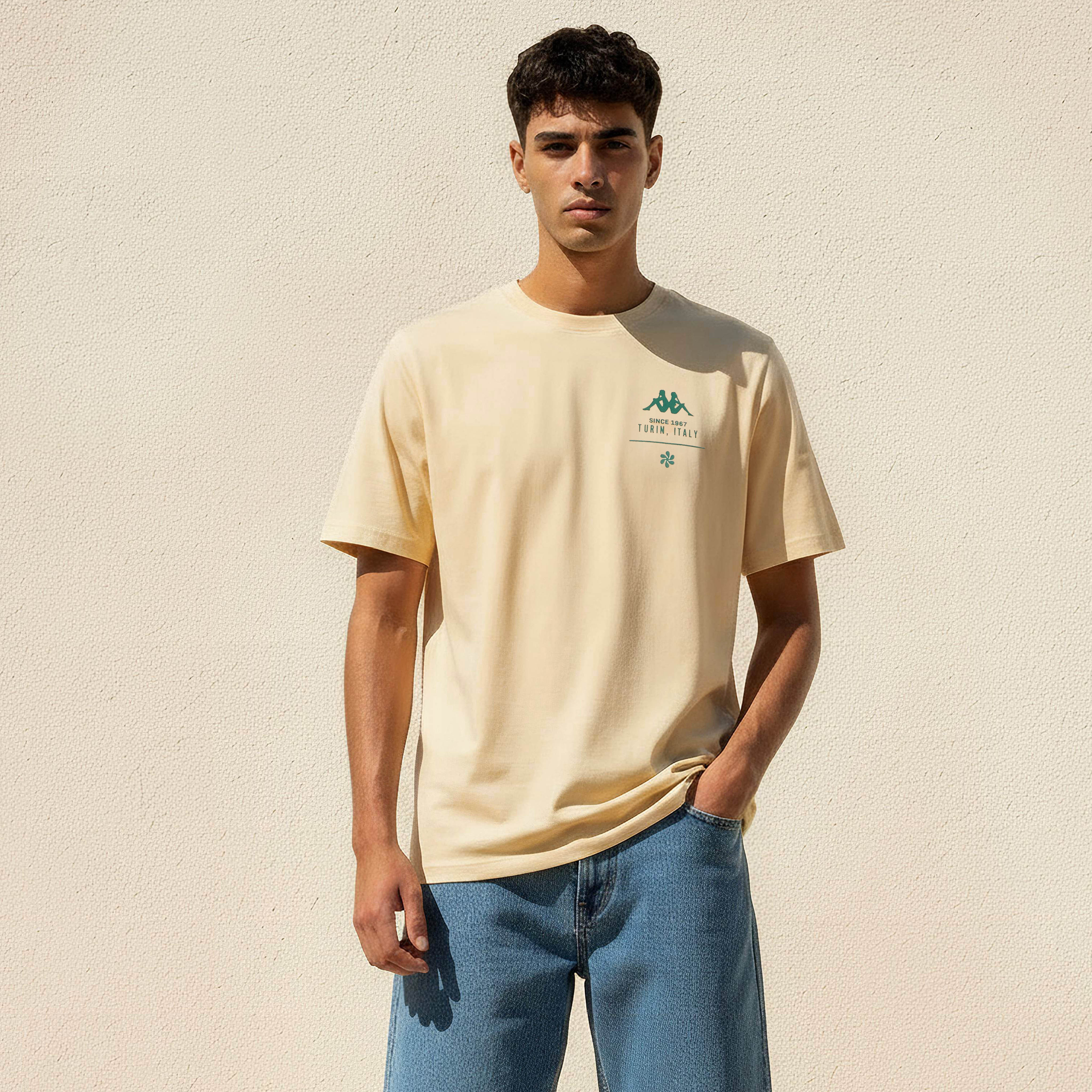 Kappa Men 2-Way Stretch T-shirt-men-clothing-sportswearandactivewear-tshirtsandpolos-image-1
