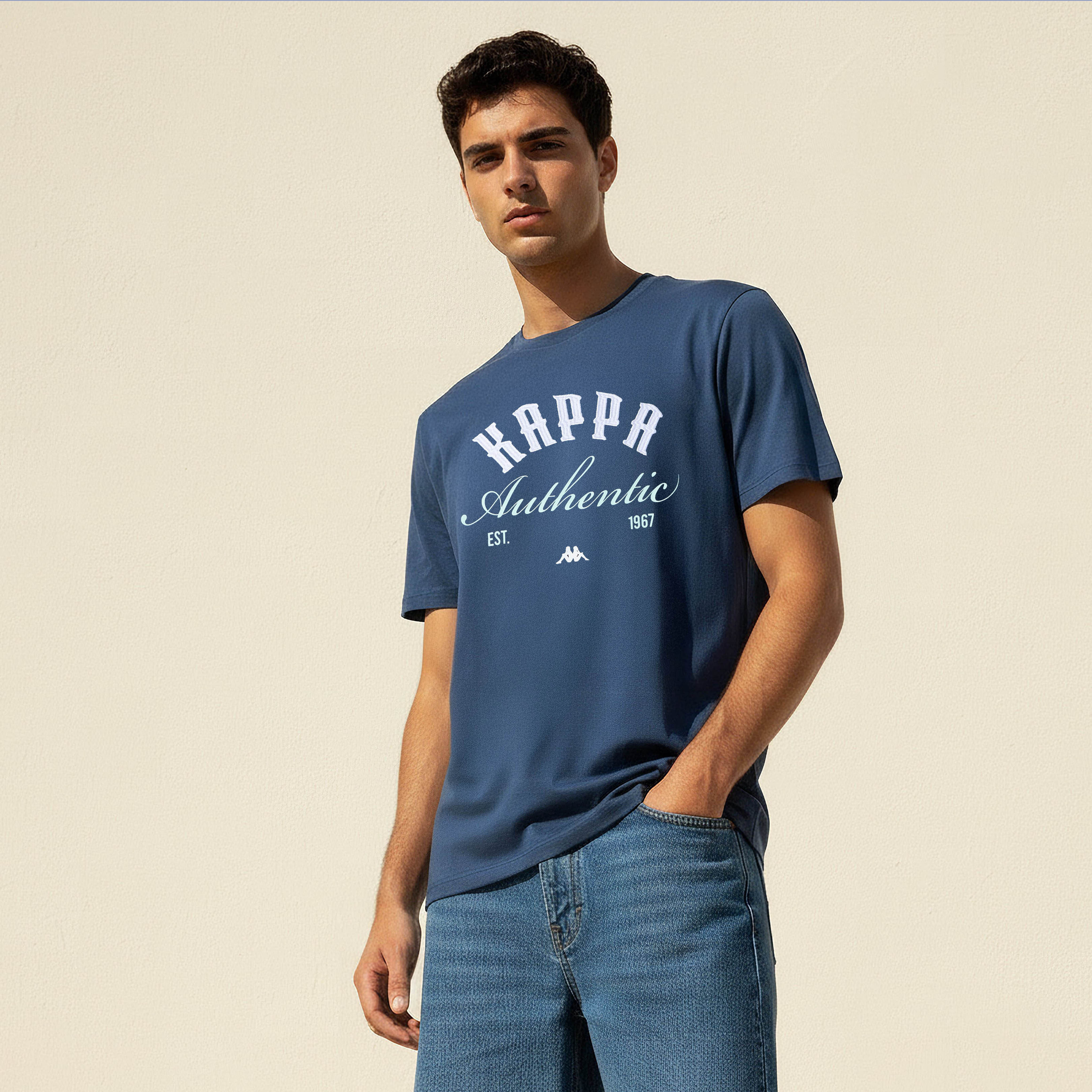 Kappa Men 2-Way Stretch T-shirt-men-clothing-sportswearandactivewear-tshirtsandpolos-image-1