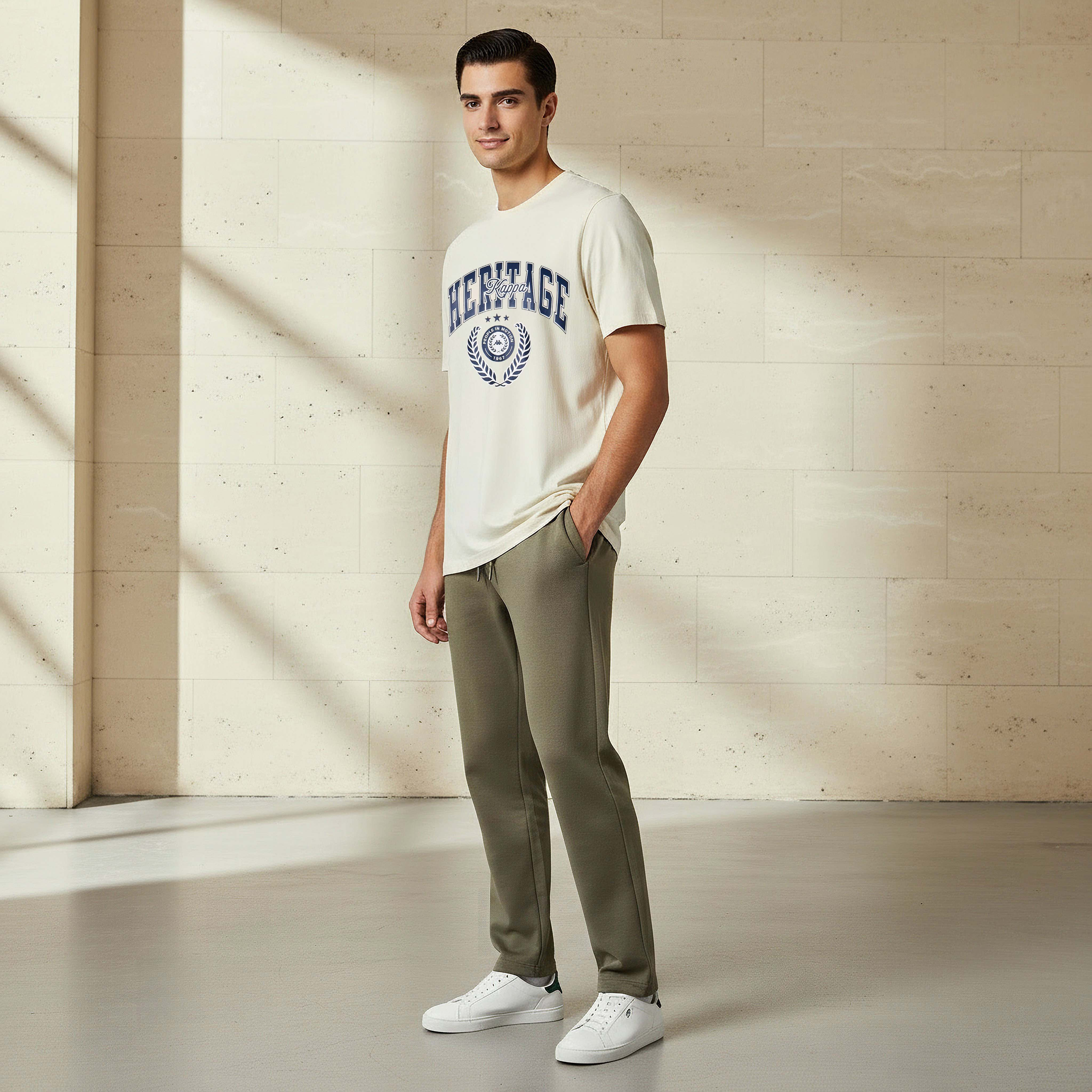 Kappa Men 2-Way Stretch T-shirt-men-clothing-sportswearandactivewear-tshirtsandpolos-image-2