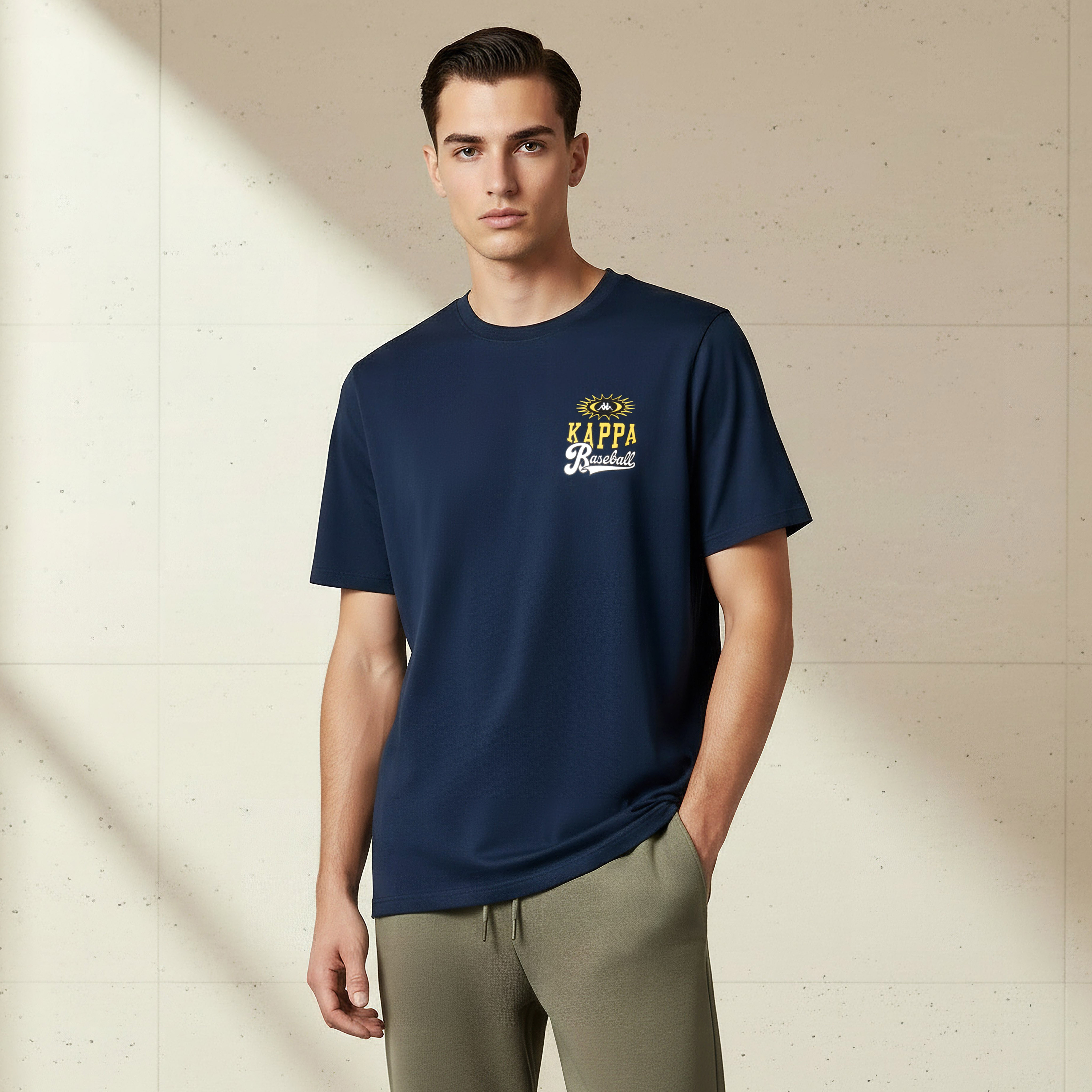 Kappa Men 2-Way Stretch T-shirt-men-clothing-sportswearandactivewear-tshirtsandpolos-image-1