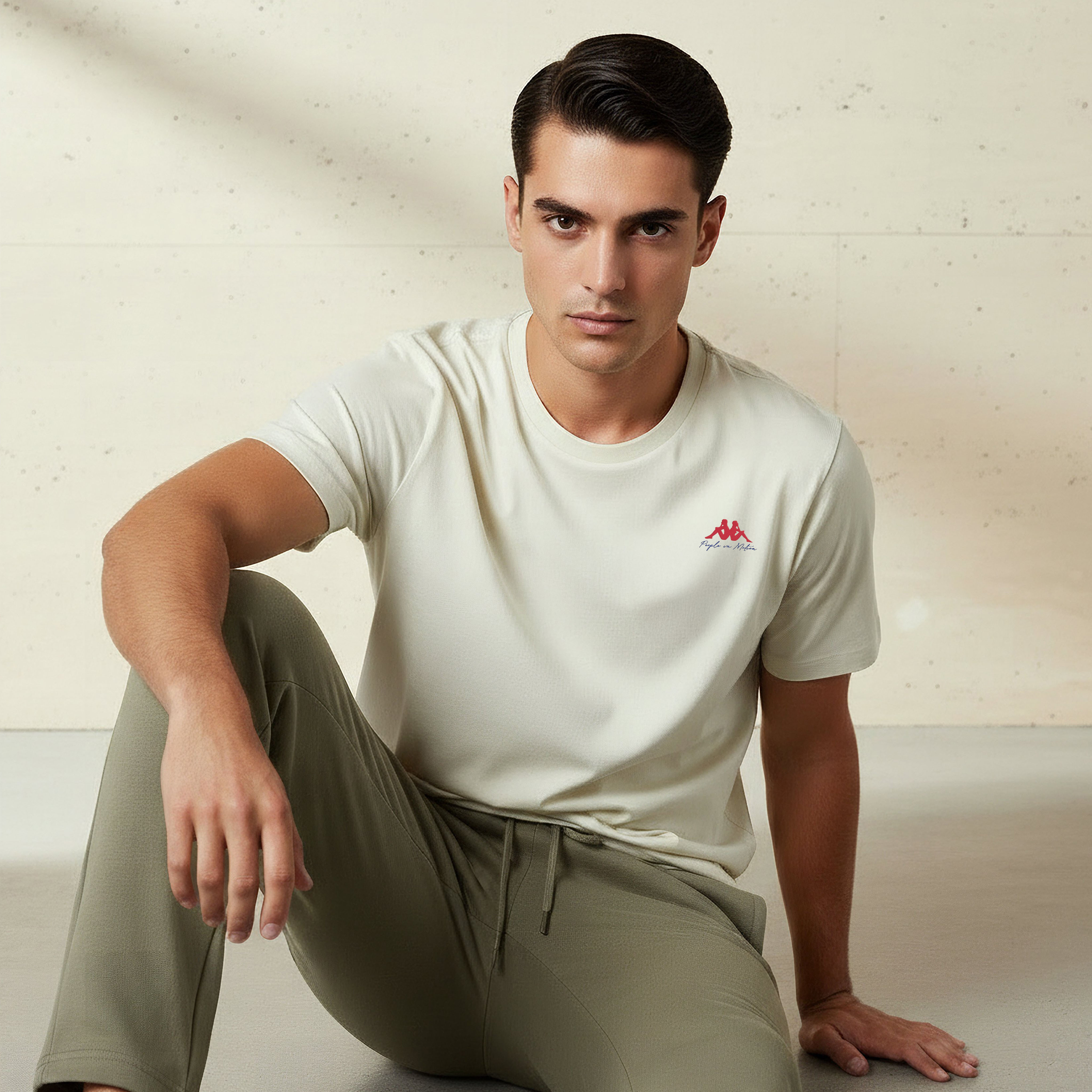 Kappa Men Logo Print T-shirt-men-clothing-sportswearandactivewear-tshirtsandpolos-image-5