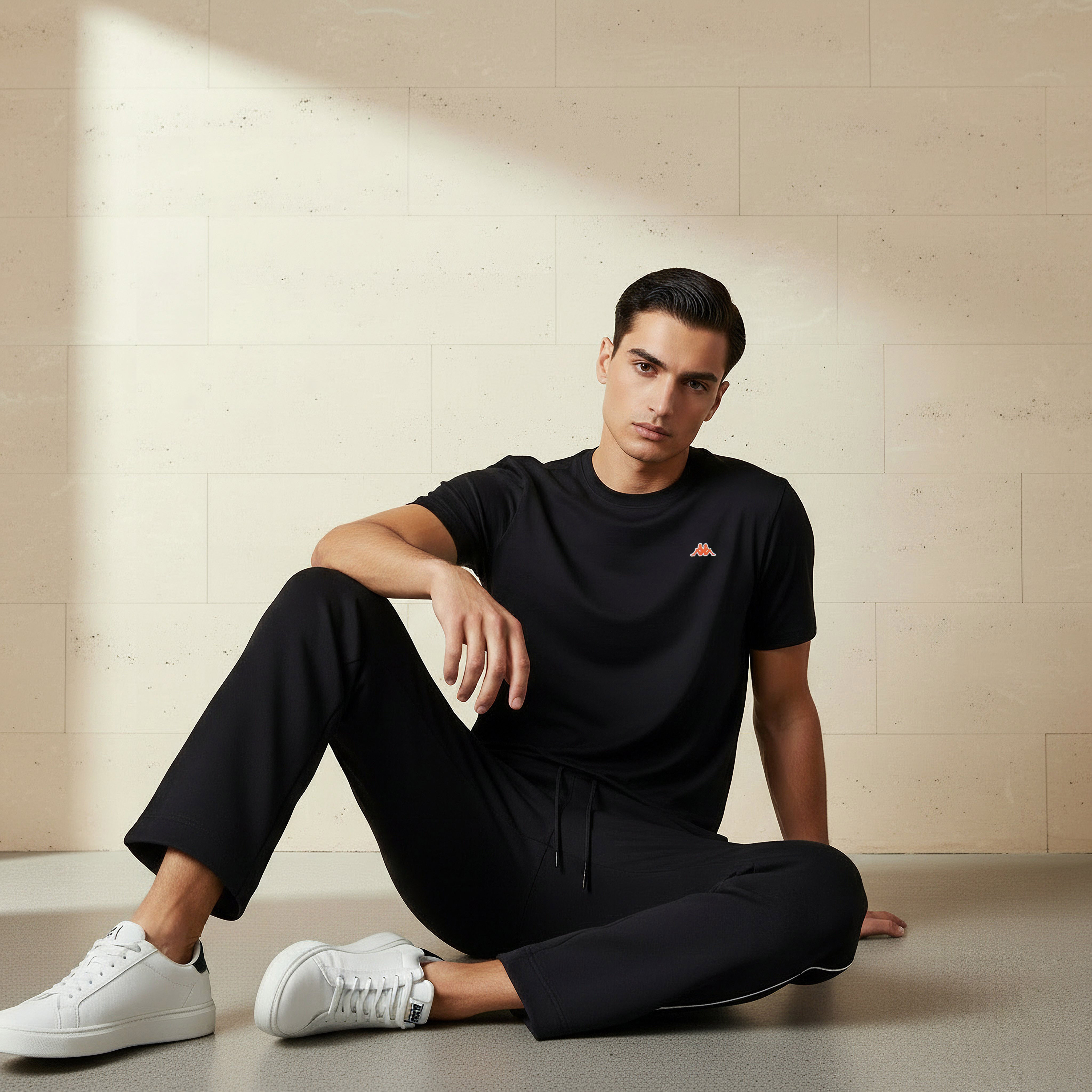 Kappa Men Logo Print T-shirt-men-clothing-sportswearandactivewear-tshirtsandpolos-image-2