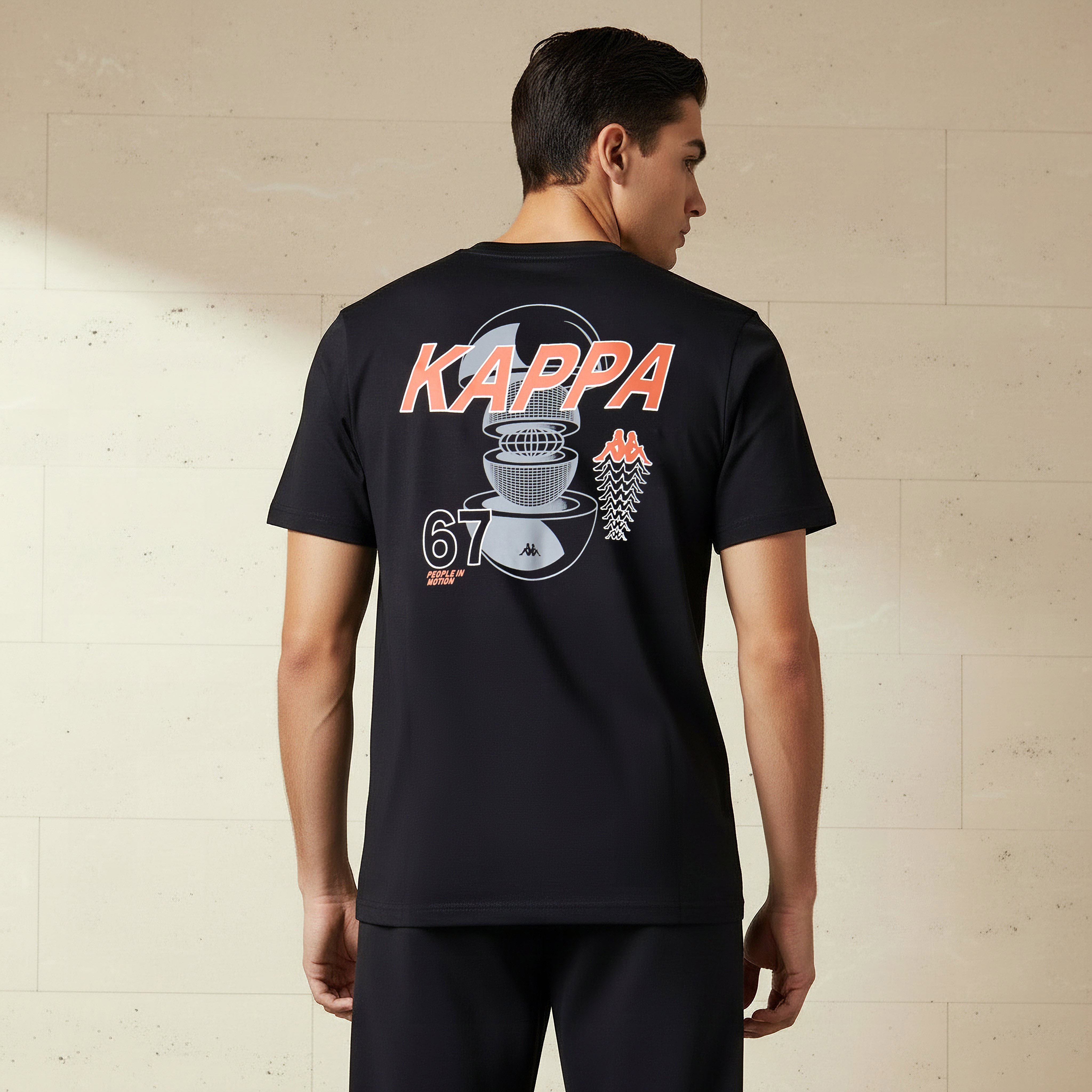 Kappa Men Logo Print T-shirt-men-clothing-sportswearandactivewear-tshirtsandpolos-image-3