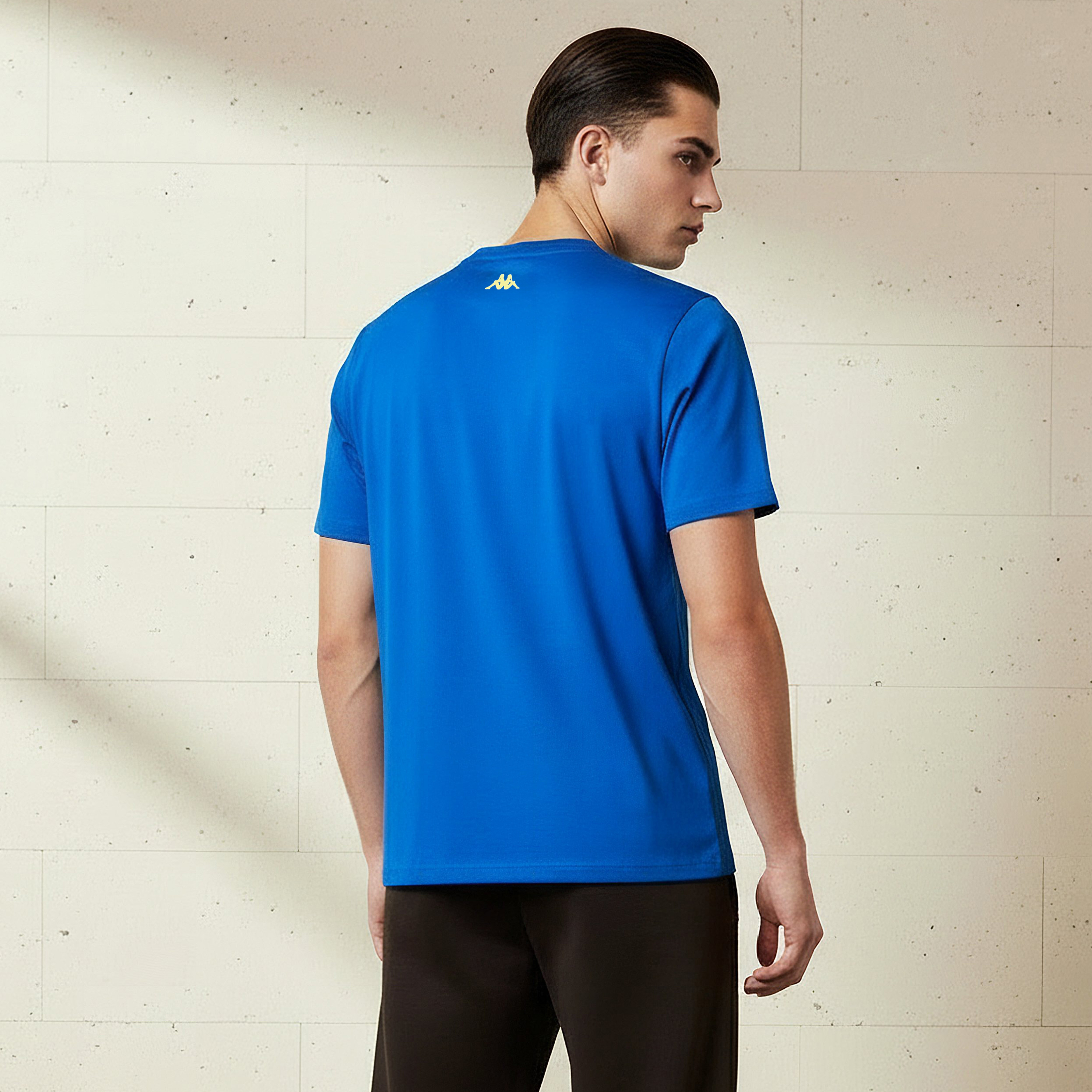 Kappa Men Logo Print T-shirt-men-clothing-sportswearandactivewear-tshirtsandpolos-image-3