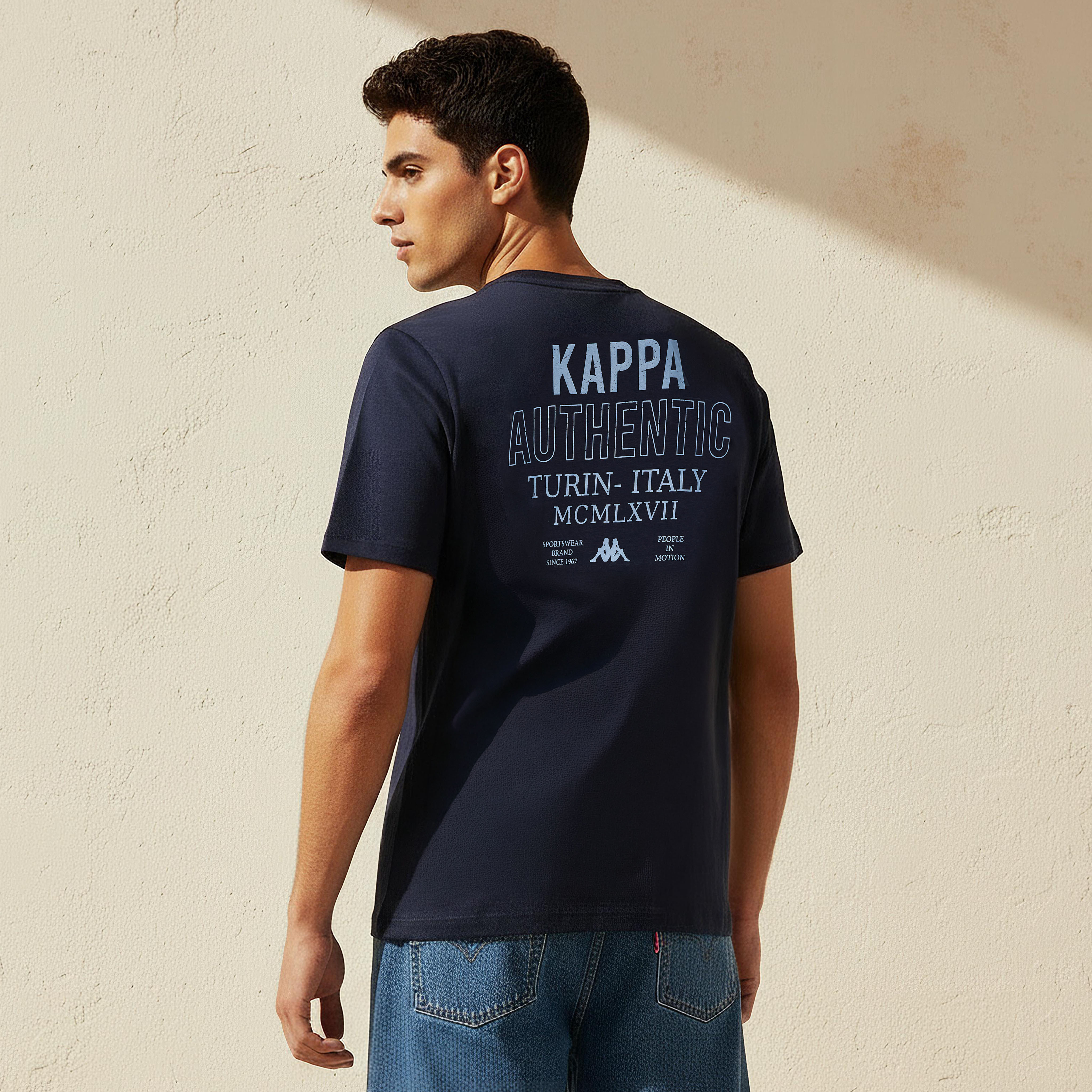 Kappa Men Slogan Print T-shirt-men-clothing-sportswearandactivewear-tshirtsandpolos-image-1