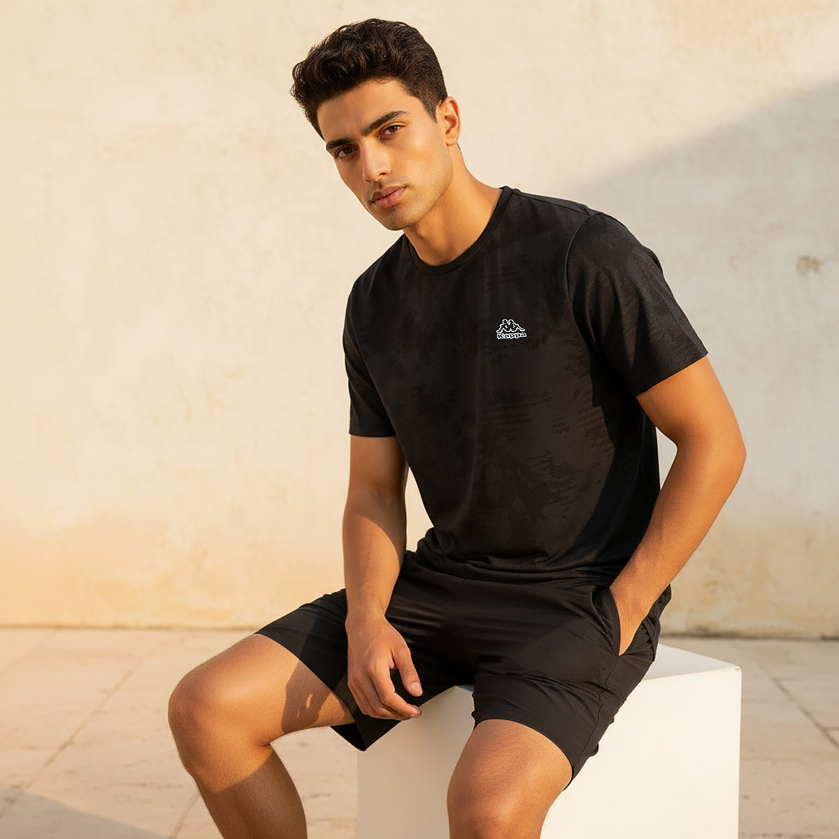 Kappa Men 2-Way Stretch T-shirt-men-clothing-sportswearandactivewear-tshirtsandpolos-image-1