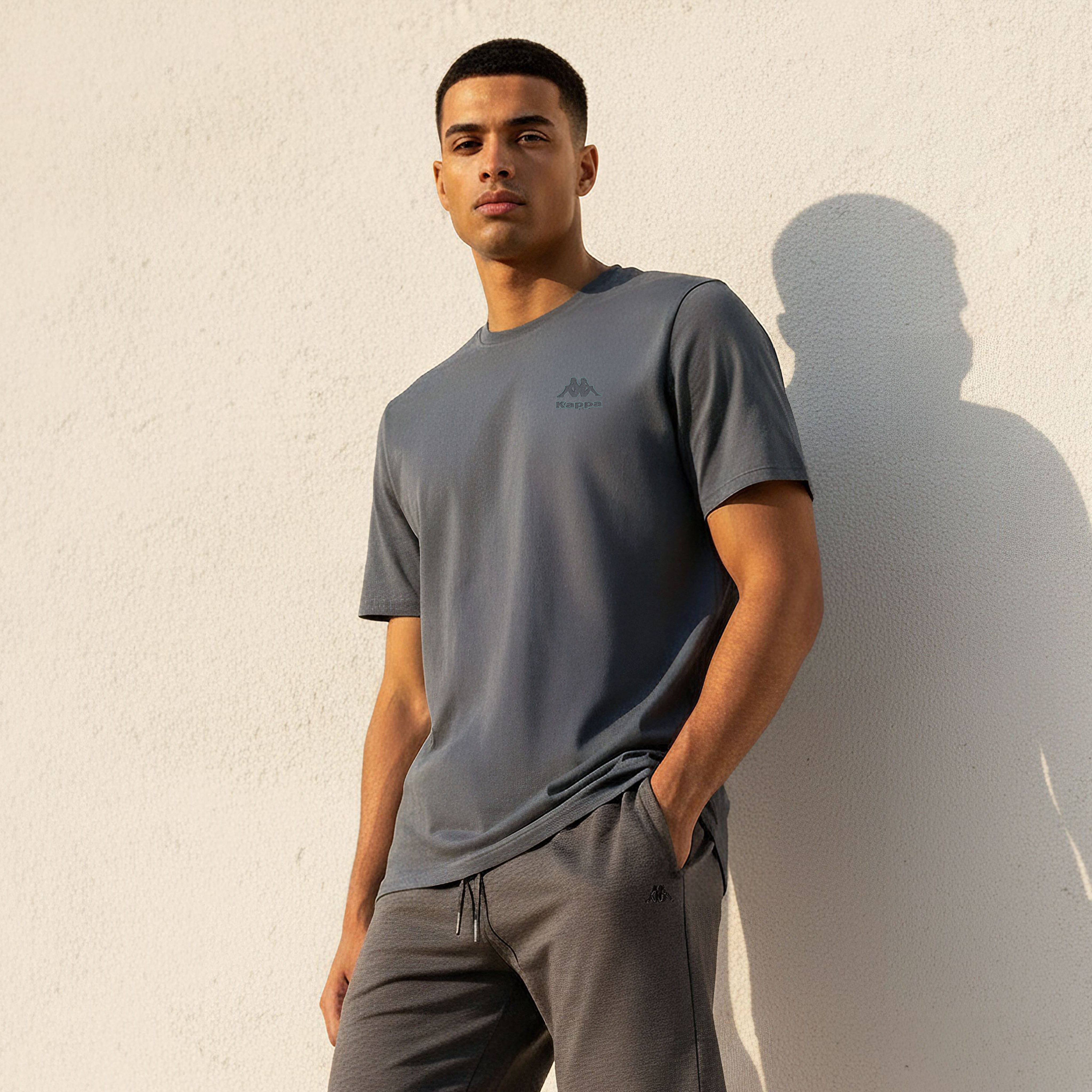 Kappa Men Logo Print T-shirt-men-clothing-sportswearandactivewear-tshirtsandpolos-image-1