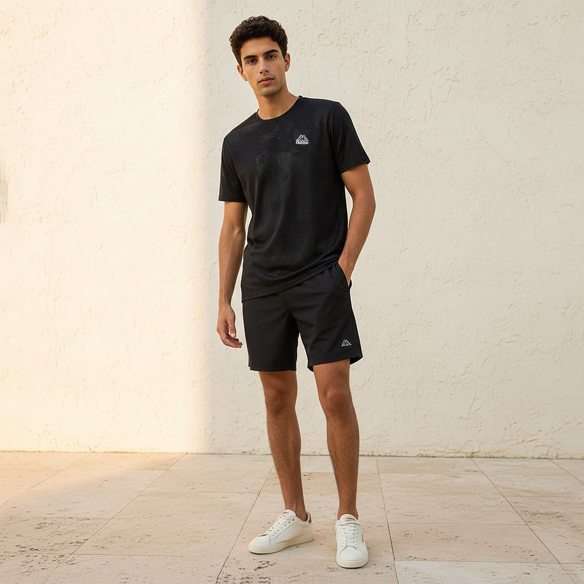 Kappa Men Performance Textured T-shirt-men-clothing-sportswearandactivewear-tshirtsandpolos-image-3
