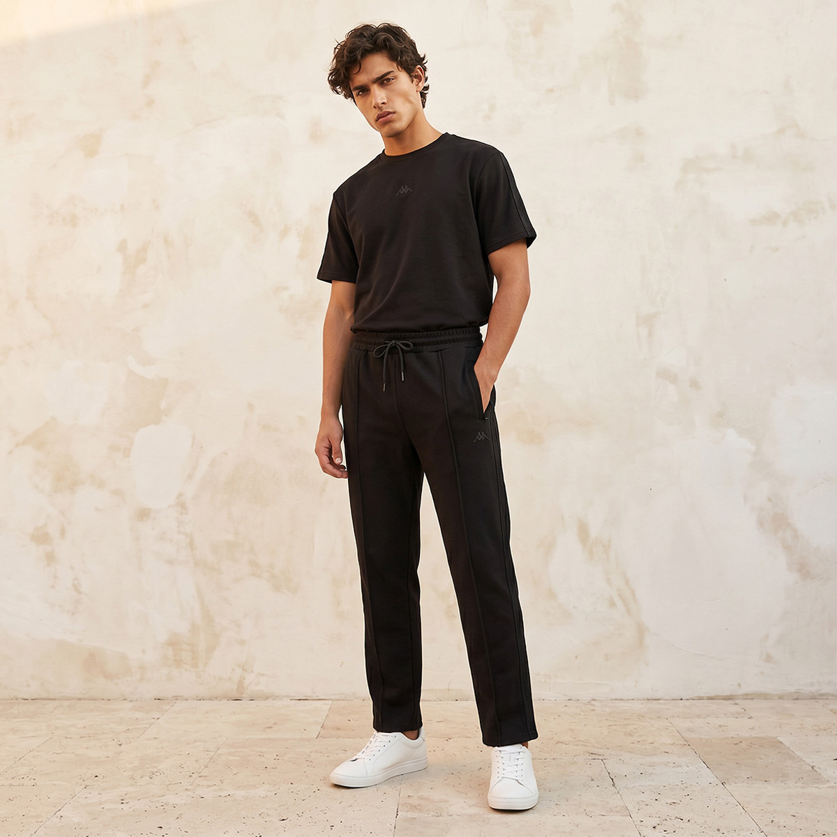 Kappa Drawstring Waist Track Pants-men-clothing-sportswearandactivewear-bottoms-joggers-image-3