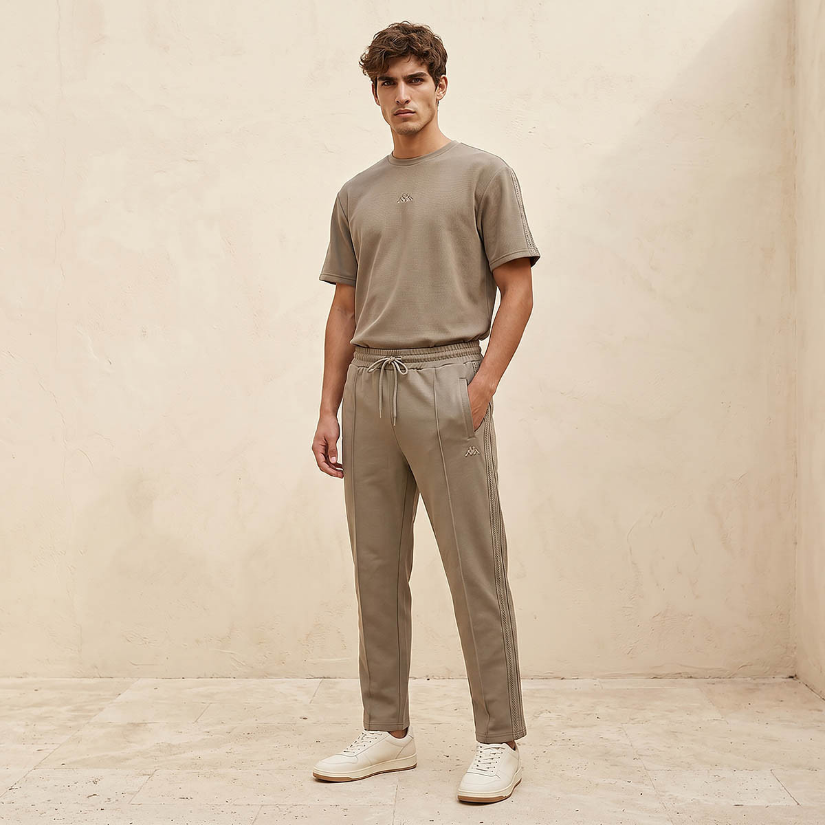 Kappa Drawstring Waist Track Pants-men-clothing-sportswearandactivewear-bottoms-joggers-image-3